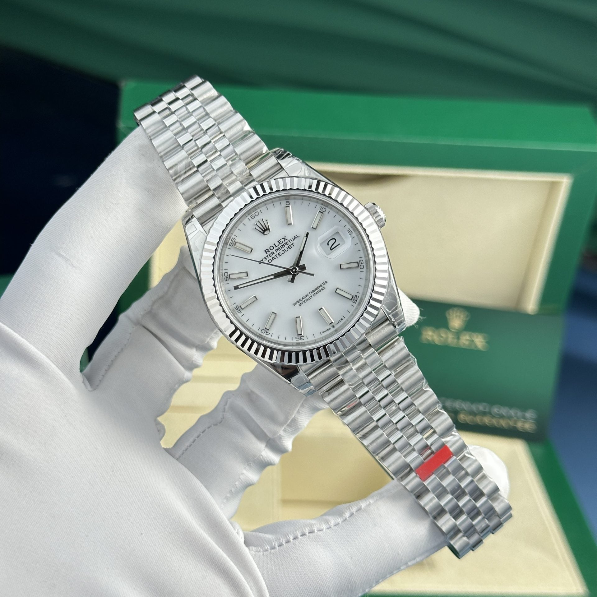 Rolex DateJust 126334 Cadran blanc 41 mm