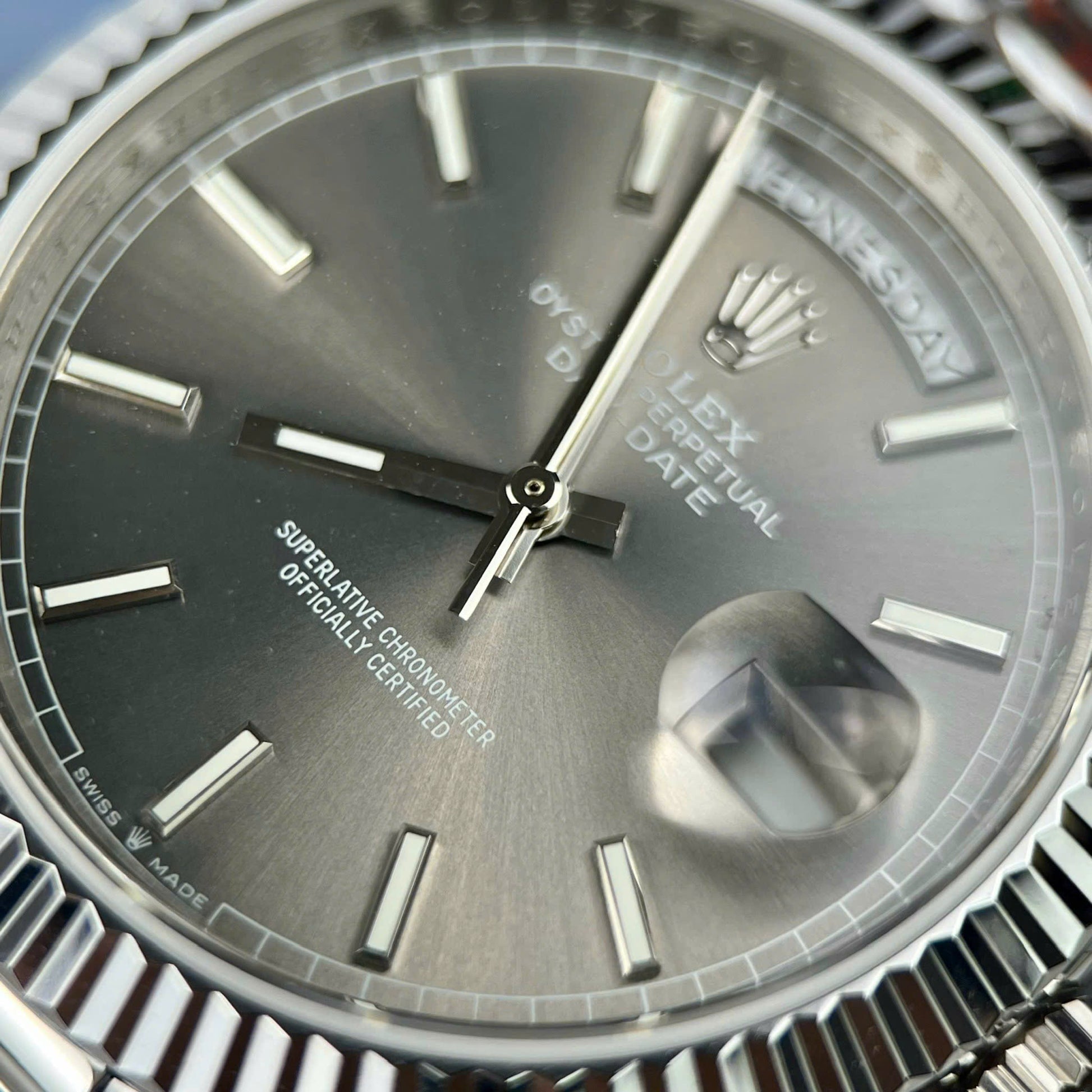 Rolex Day-Date 228236 Cadran gris v3 40mm