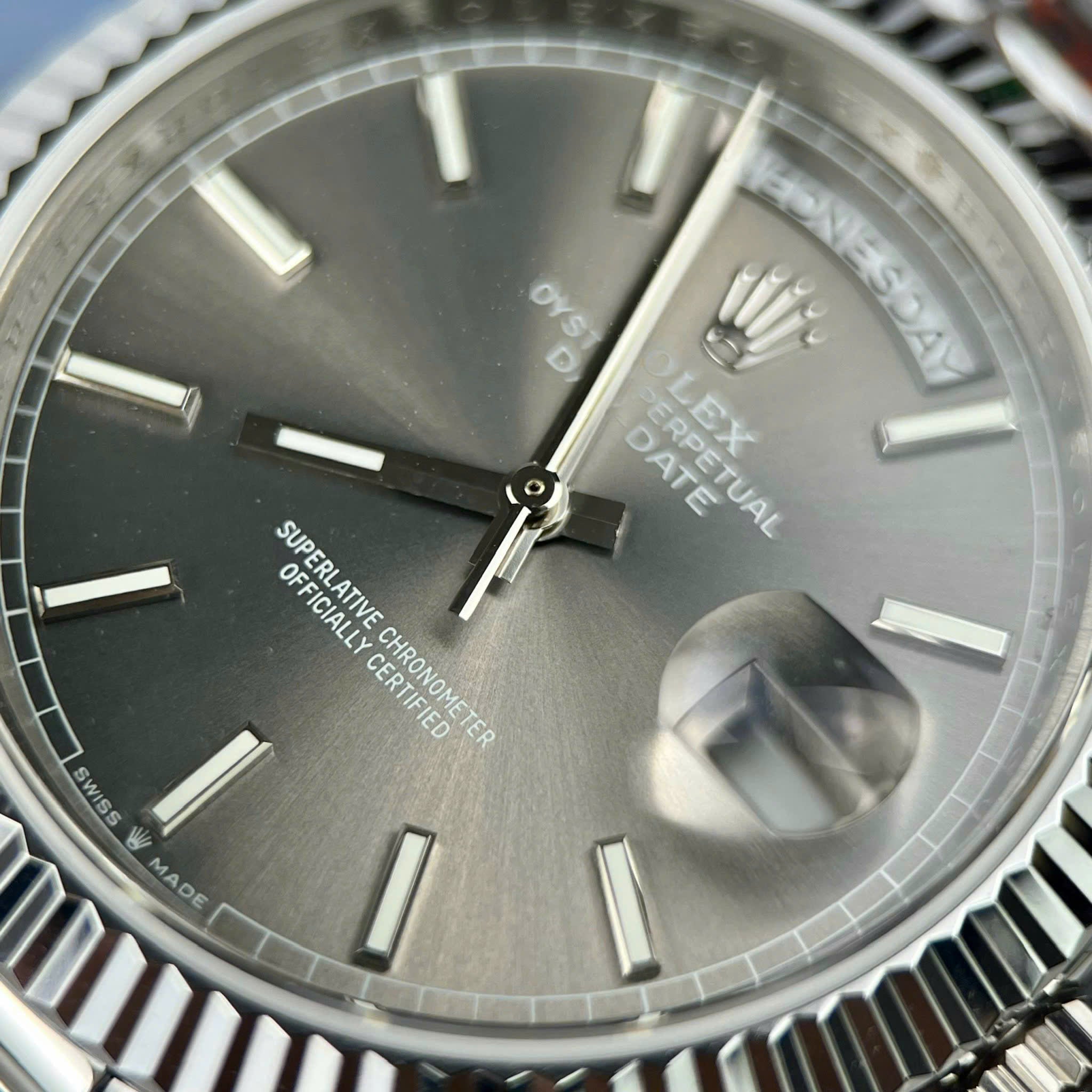 Rolex Day-Date 228236 Cadran gris v3 40mm