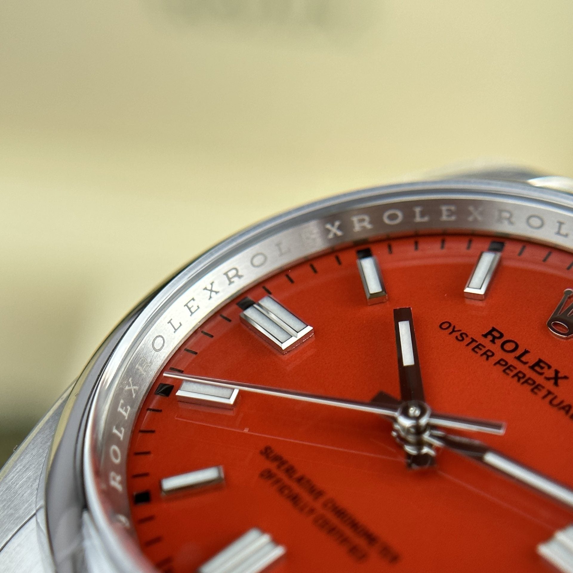 Rolex Oyster Perpetual 126000 Cadran rouge 36 mm
