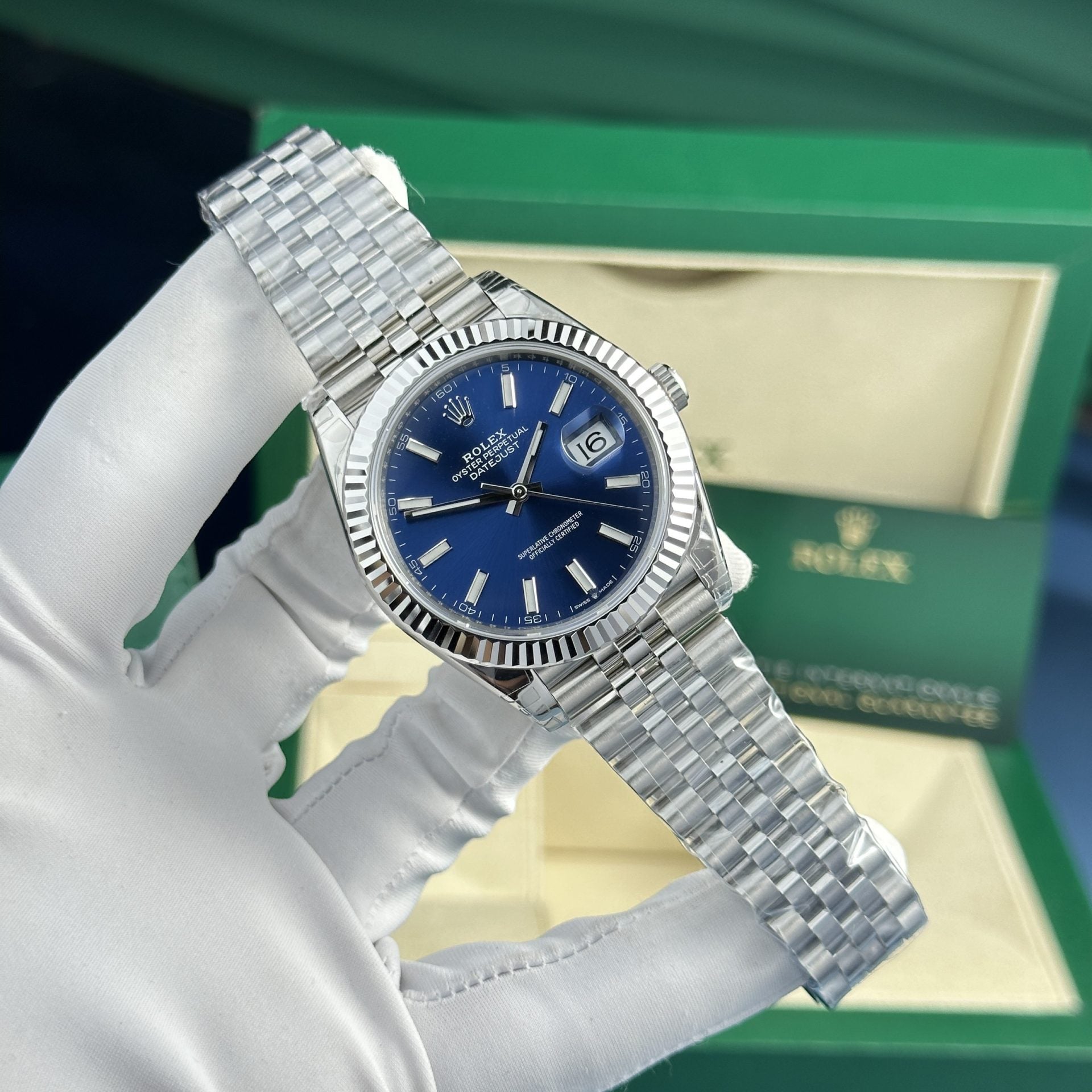 Rolex DateJust 126334 Cadran bleu 41 mm