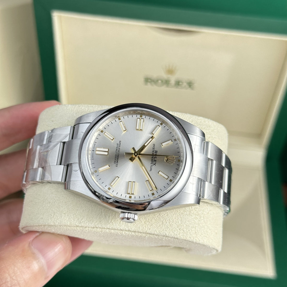 Rolex Oyster Perpetual 124300 Cadran Argent 41 mm