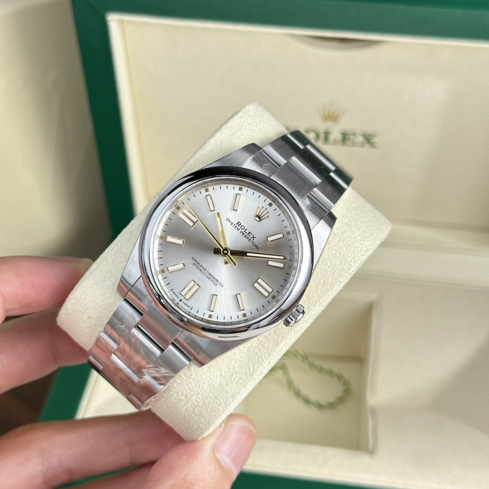Rolex Oyster Perpetual 124300 Cadran Argent 41 mm