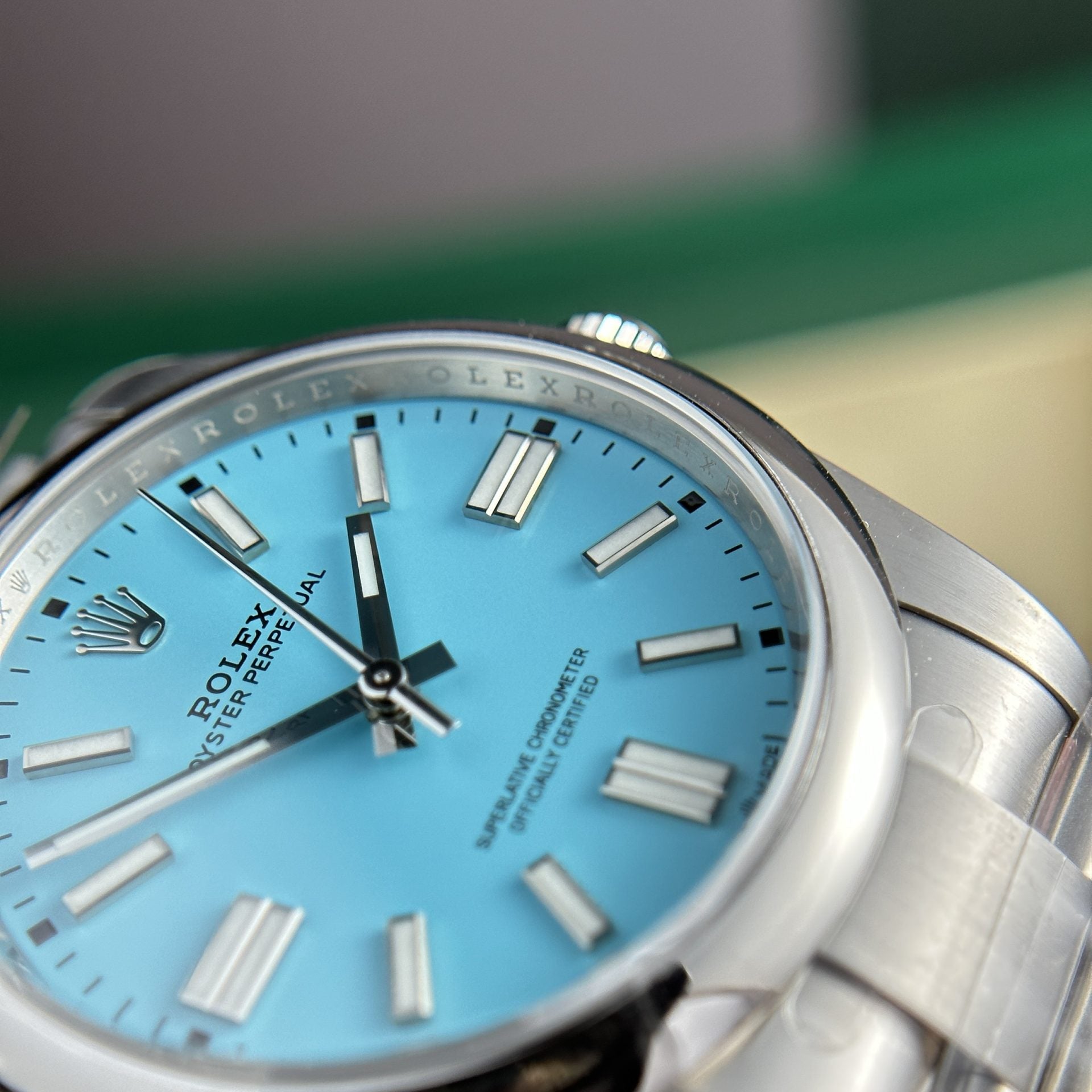 Rolex Oyster Perpetual 124300 Ice Dial 41 mm