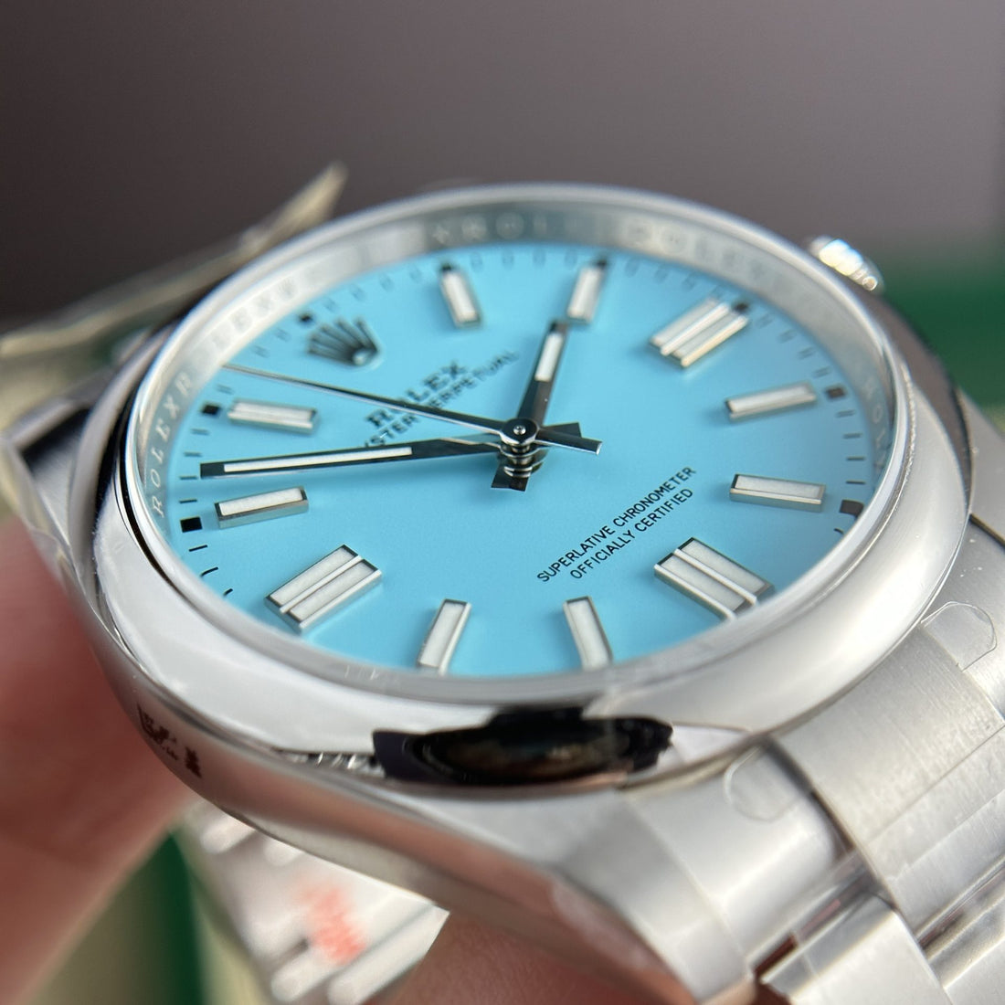 Rolex Oyster Perpetual 124300 Ice Dial 41 mm