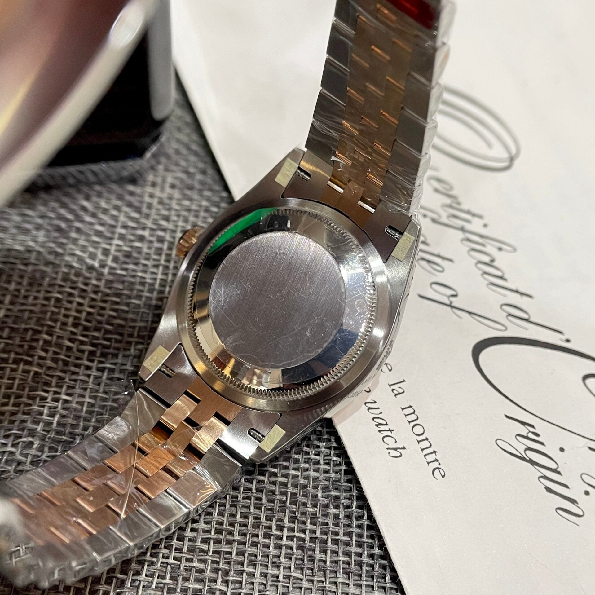 Rolex DateJust 126231 Wimbledon Cadran Gris bracelet Bicolore 36mm
