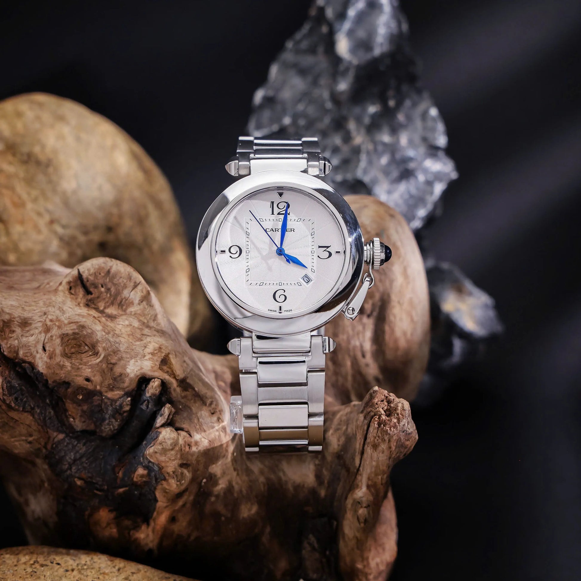 Cartier Pasha De Cartier Montre Cadran Blanc - Homme 41mm