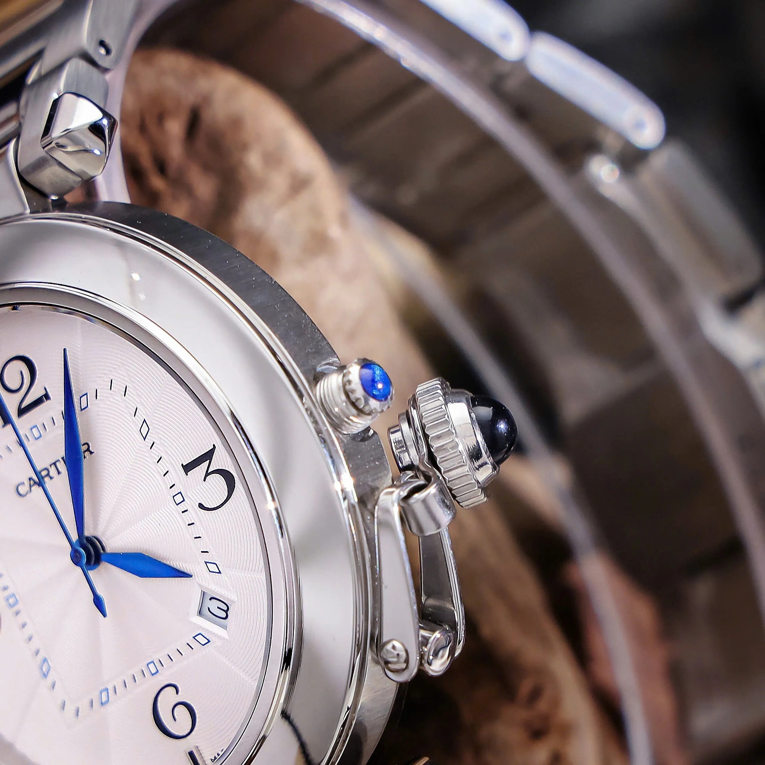 Cartier Pasha De Cartier Montre Cadran Blanc - Homme 41mm