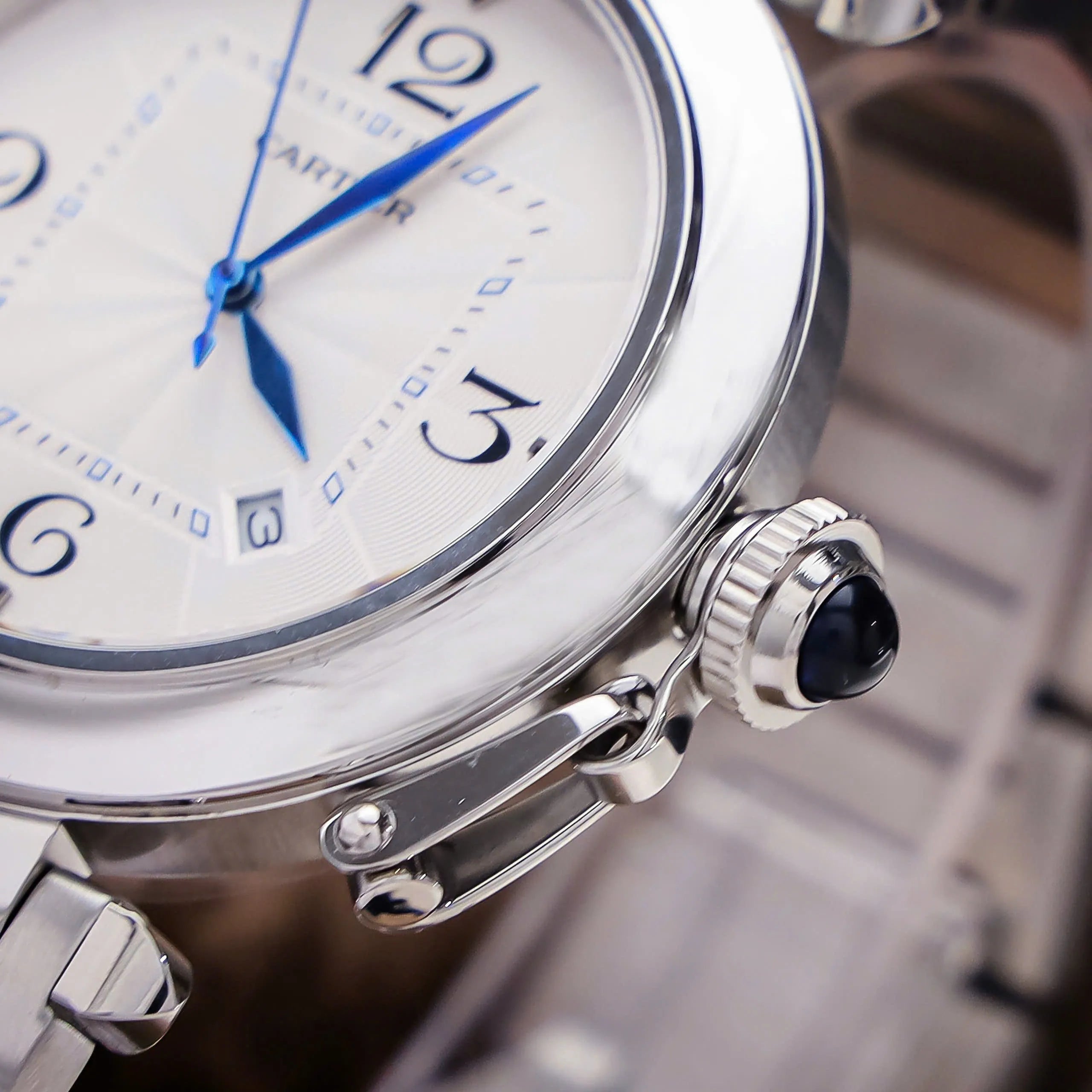 Cartier Pasha De Cartier Montre Cadran Blanc - Homme 41mm