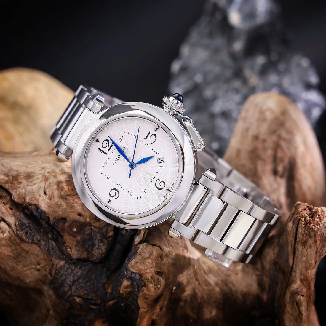 Cartier Pasha De Cartier Montre Cadran Blanc - Homme 41mm