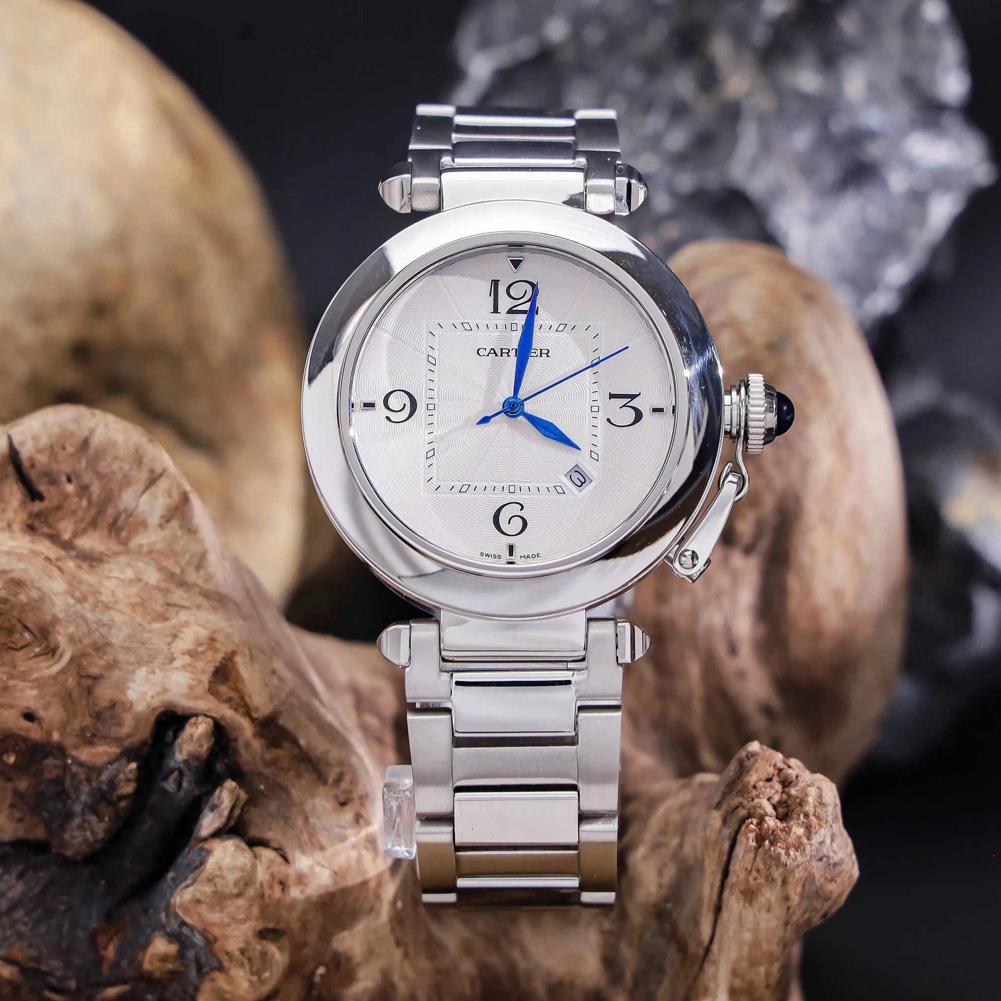 Cartier Pasha De Cartier Montre Cadran Blanc - Homme 41mm