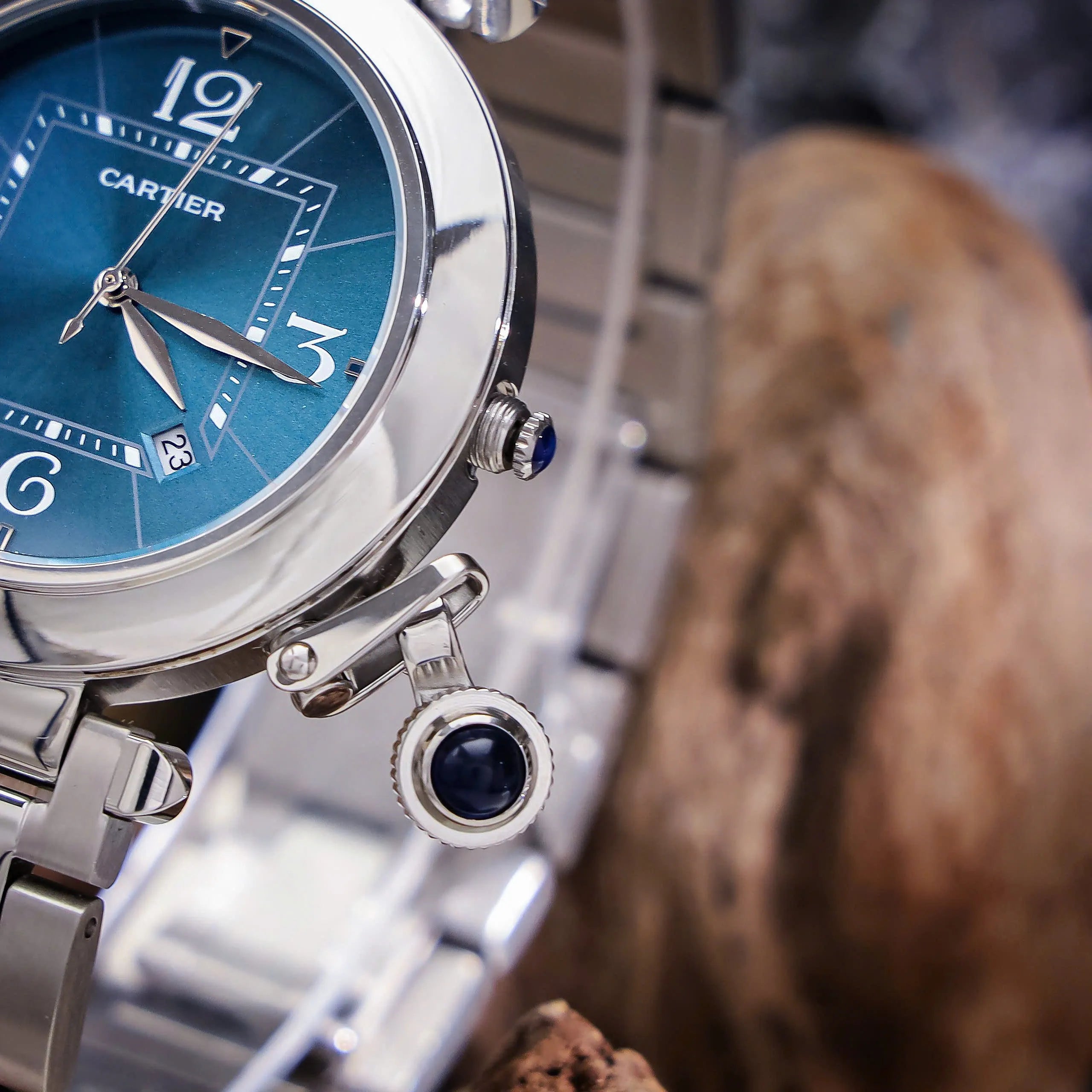 Cartier Pasha De Cartier Montre Cadran Bleu - Homme 41mm