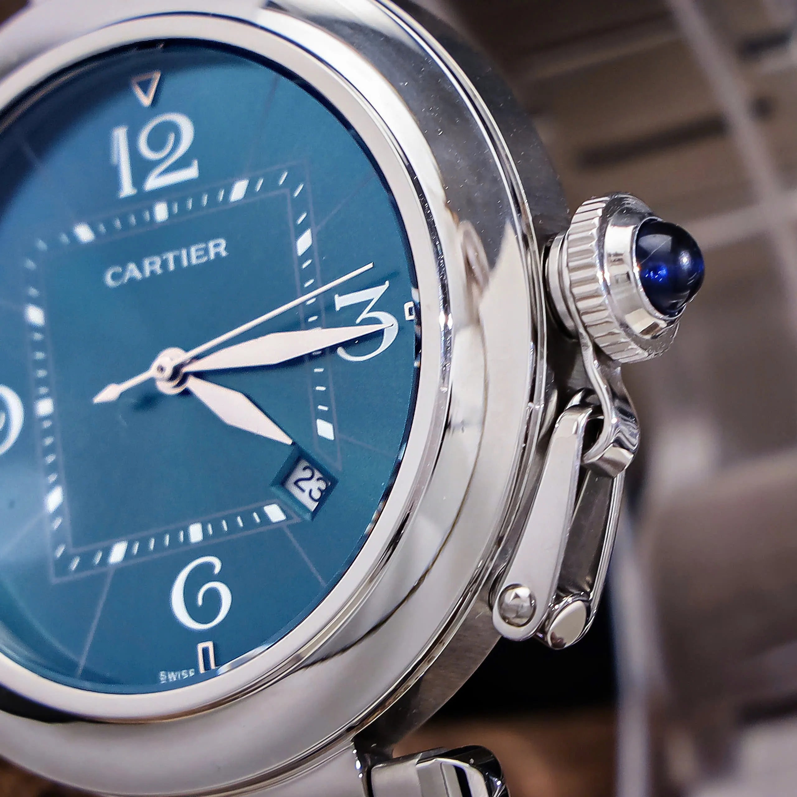 Cartier Pasha De Cartier Montre Cadran Bleu - Homme 41mm