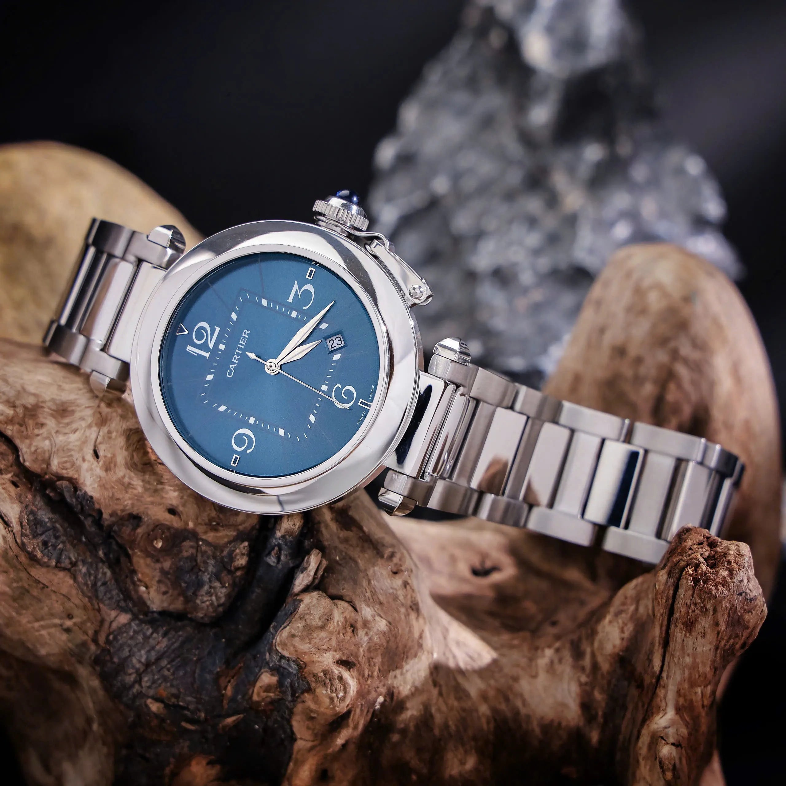 Cartier Pasha De Cartier Montre Cadran Bleu - Homme 41mm