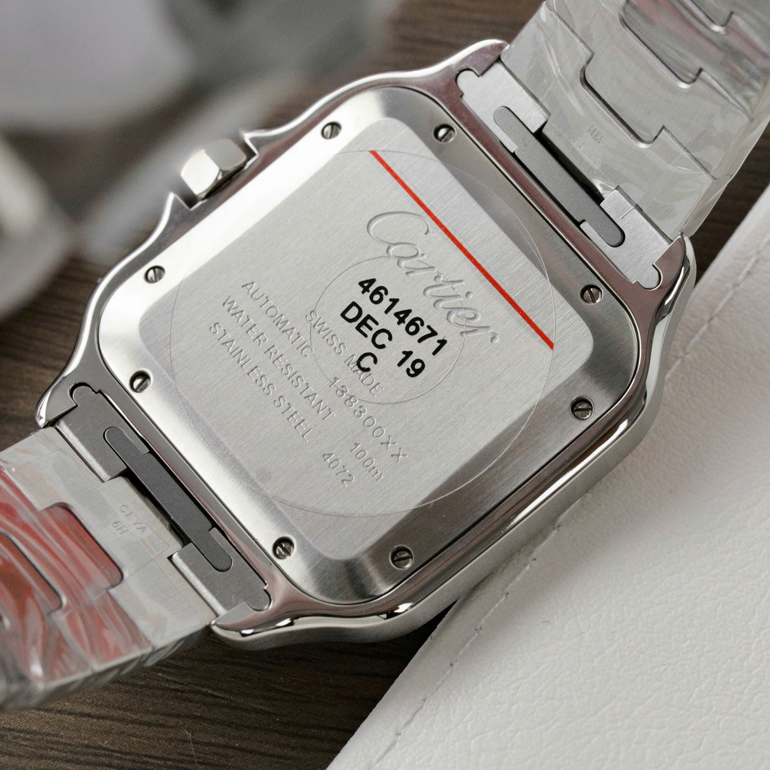 Cartier Santos WSSA0064 Cadran Marron 39,8 mm