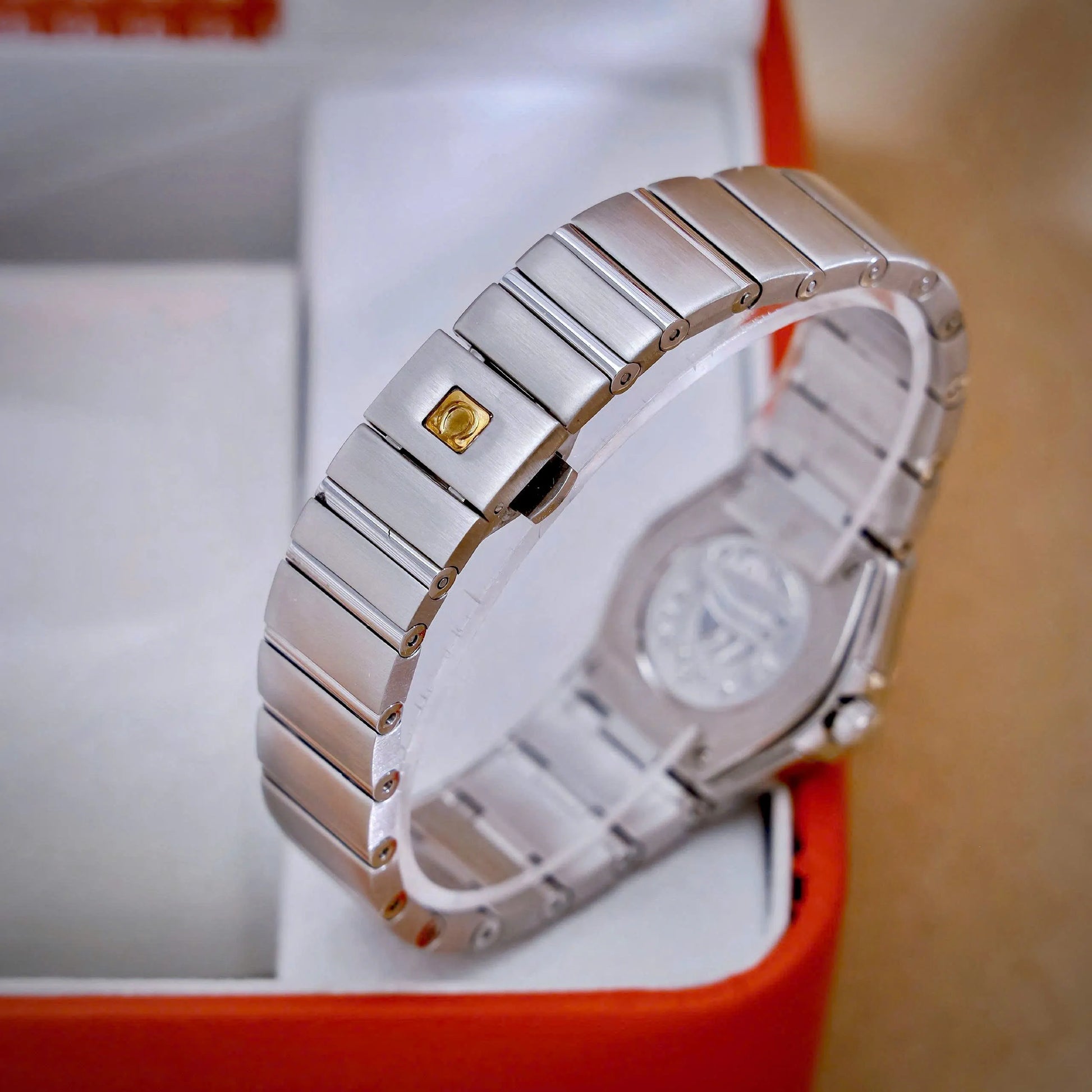 Montre Omega Constellation Femme avec Cadran Bleu de 28 mm