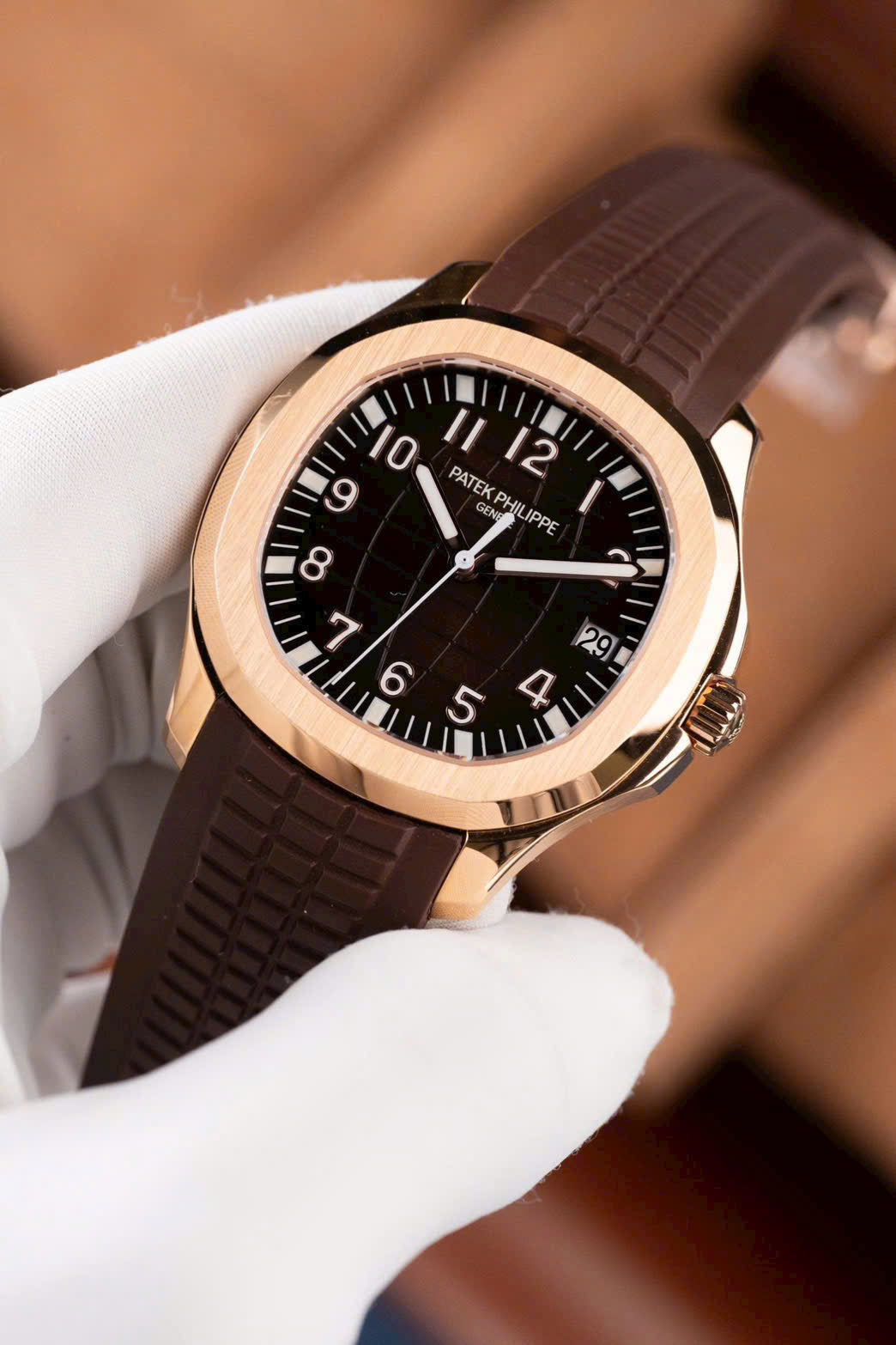 Patek Philippe Aquanaut 5167 Cadran marron Bracelet caoutchouc BBF Factory 40 mm