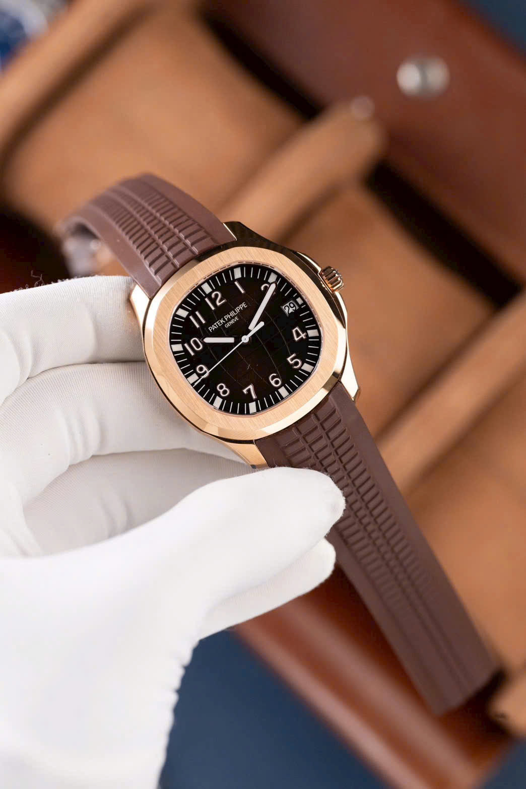 Patek Philippe Aquanaut 5167 Cadran marron Bracelet caoutchouc BBF Factory 40 mm