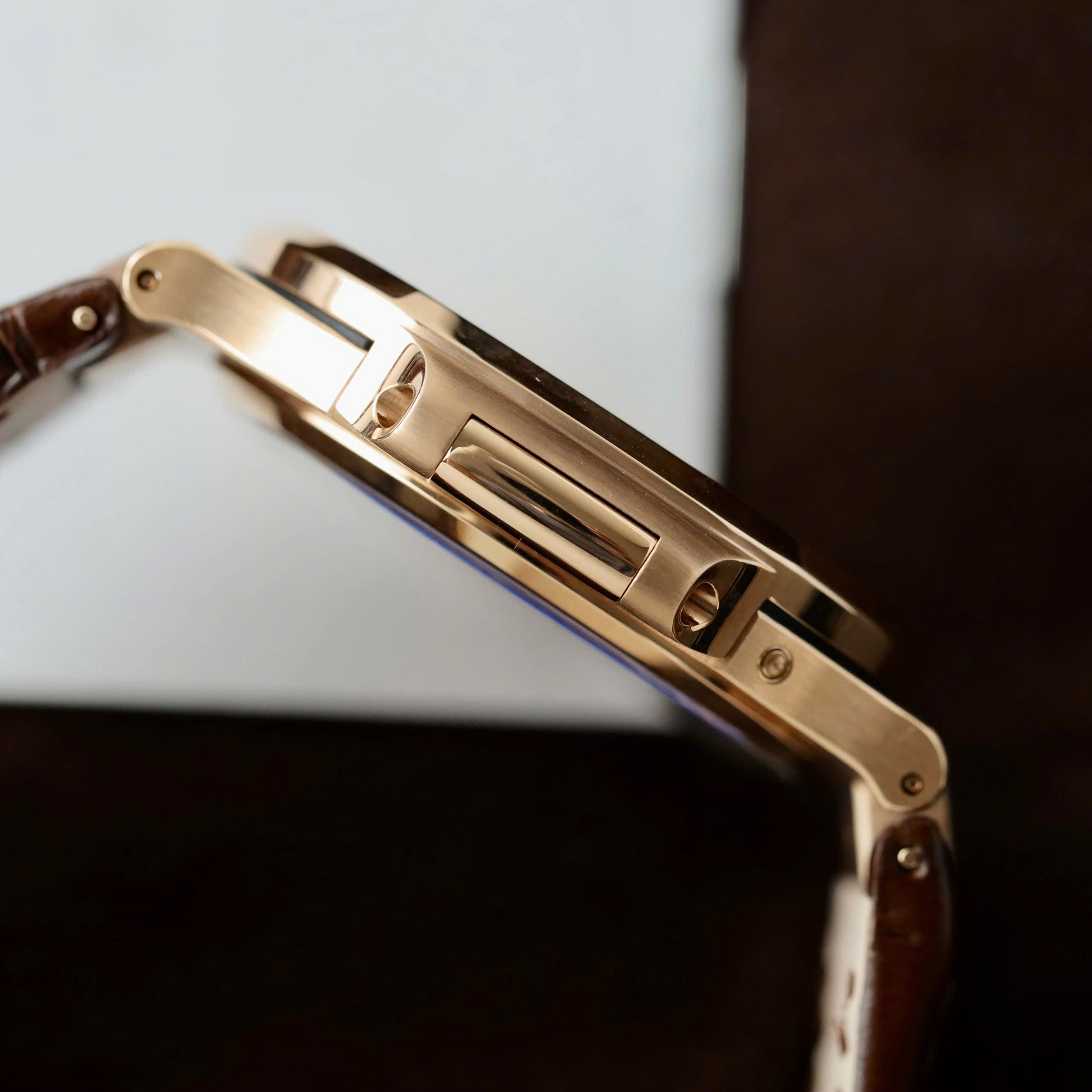 Patek Philippe Nautilus 5724 Bracelet en cuir or rose 40 mm