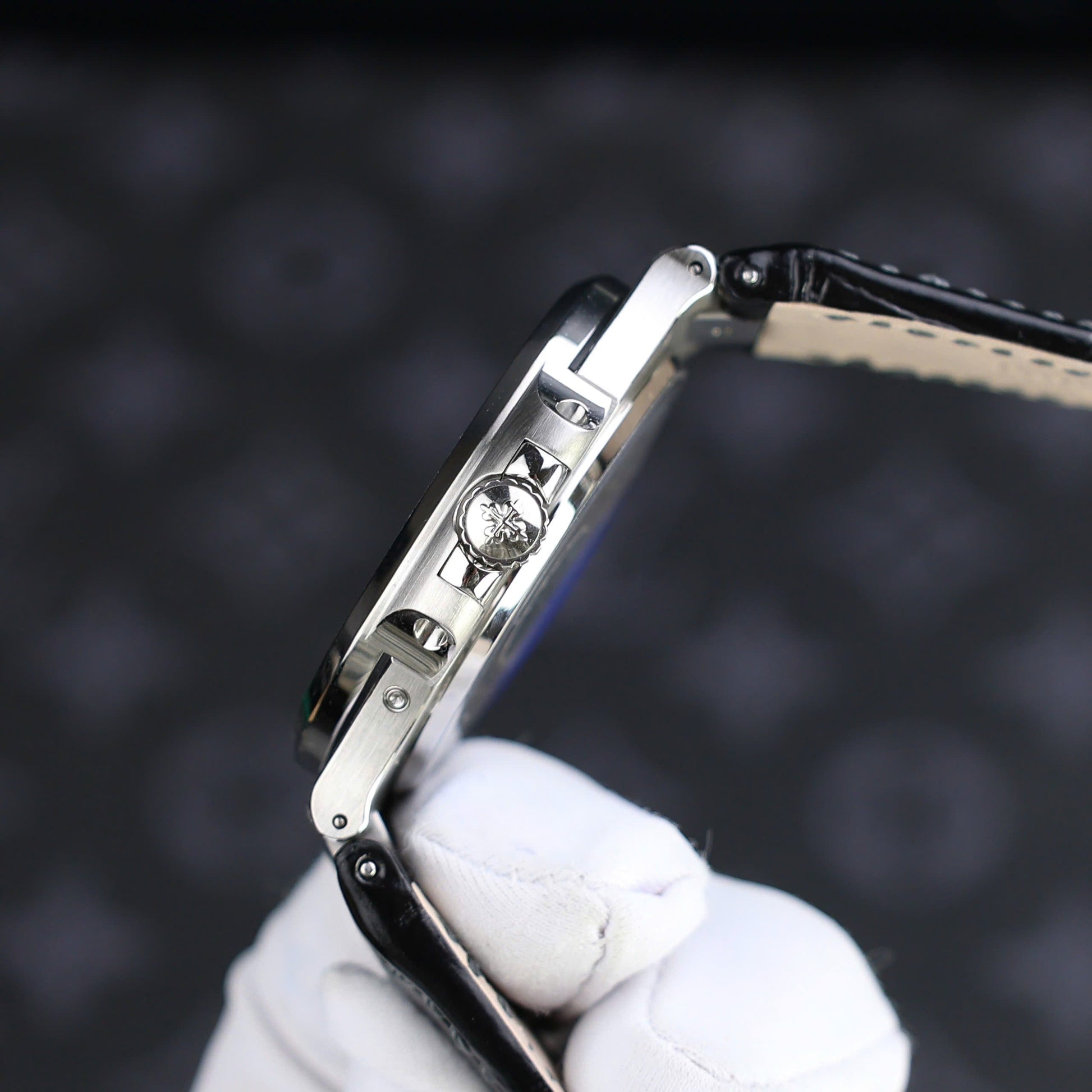 Patek Philippe Nautilus 5712 Cadran Gris Bracelet Cuir PPF Factory 40mm