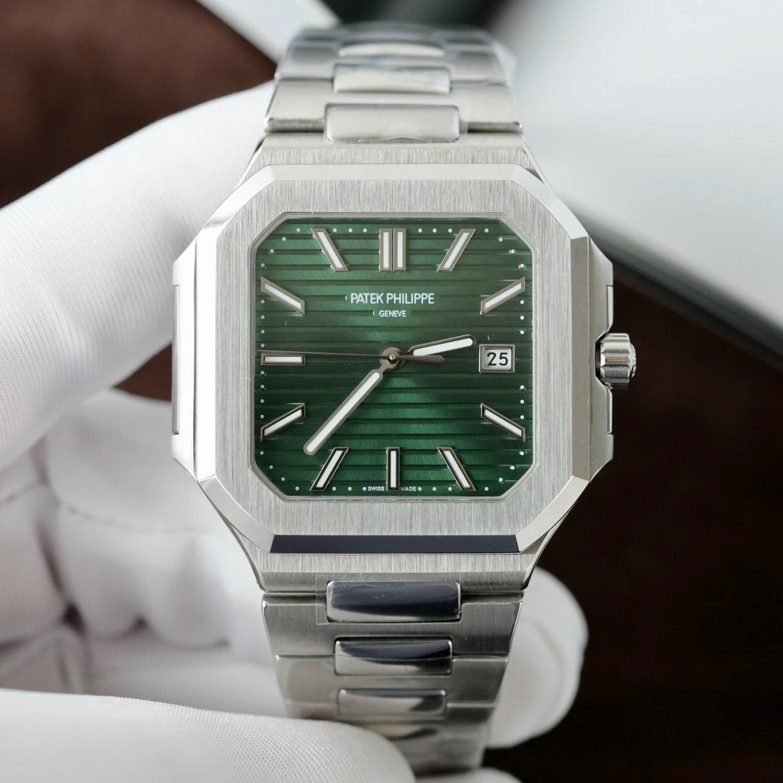 Patek Philippe Cubitus 5821 Cadran Vert Fil Métallique 45 mm