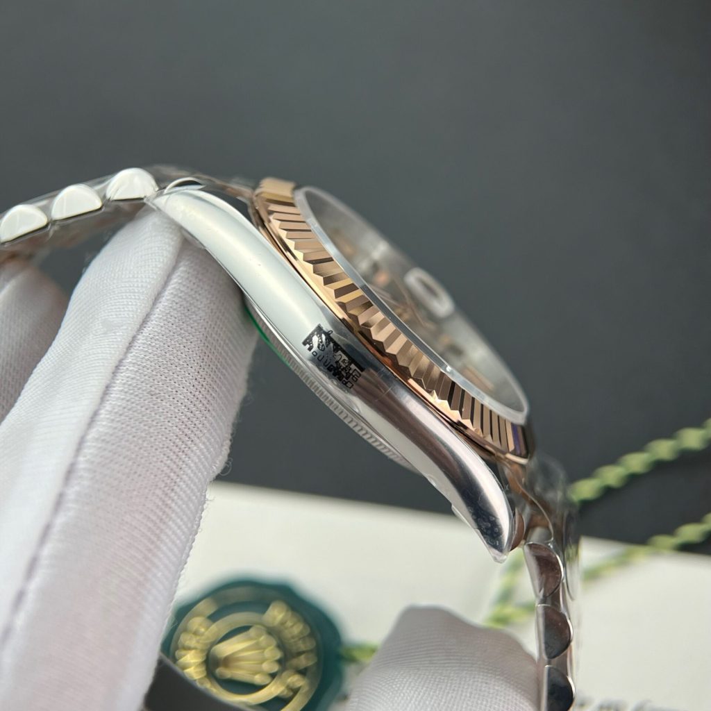 Rolex DateJust 126331 Demi Rose Cadran blanc 41 mm