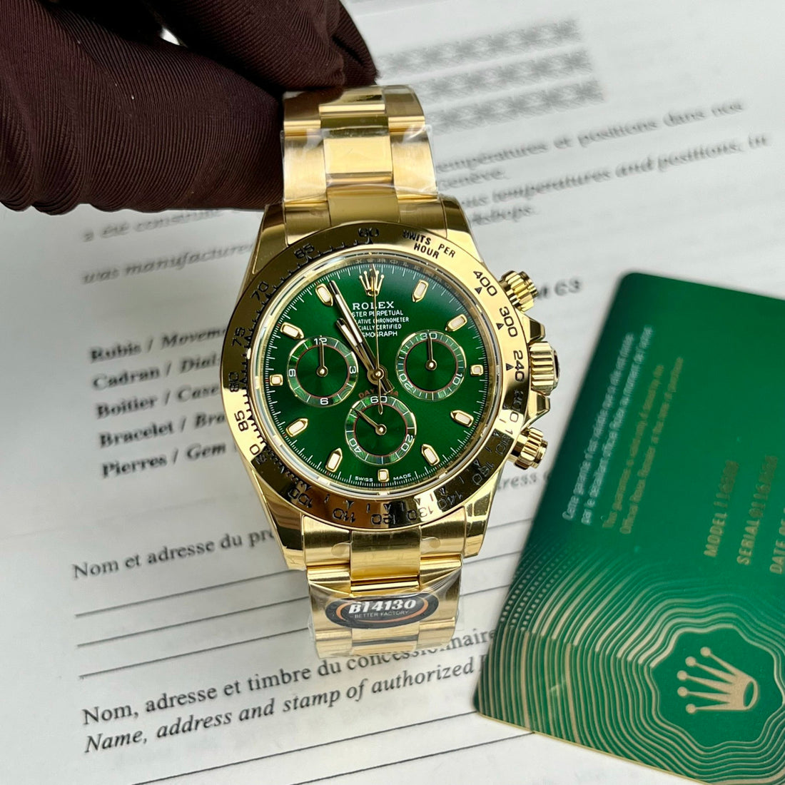 Rolex Cosmograph Daytona 116508 Cadran Vert 40 mm