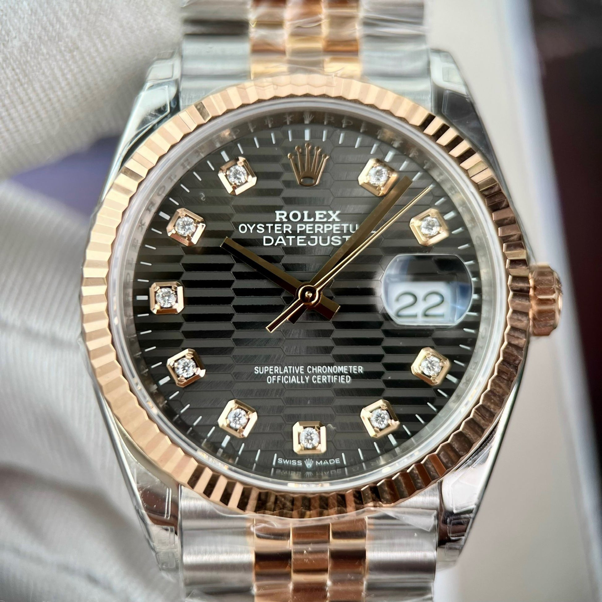 Rolex DateJust 126231 Fluted Dial 36mm