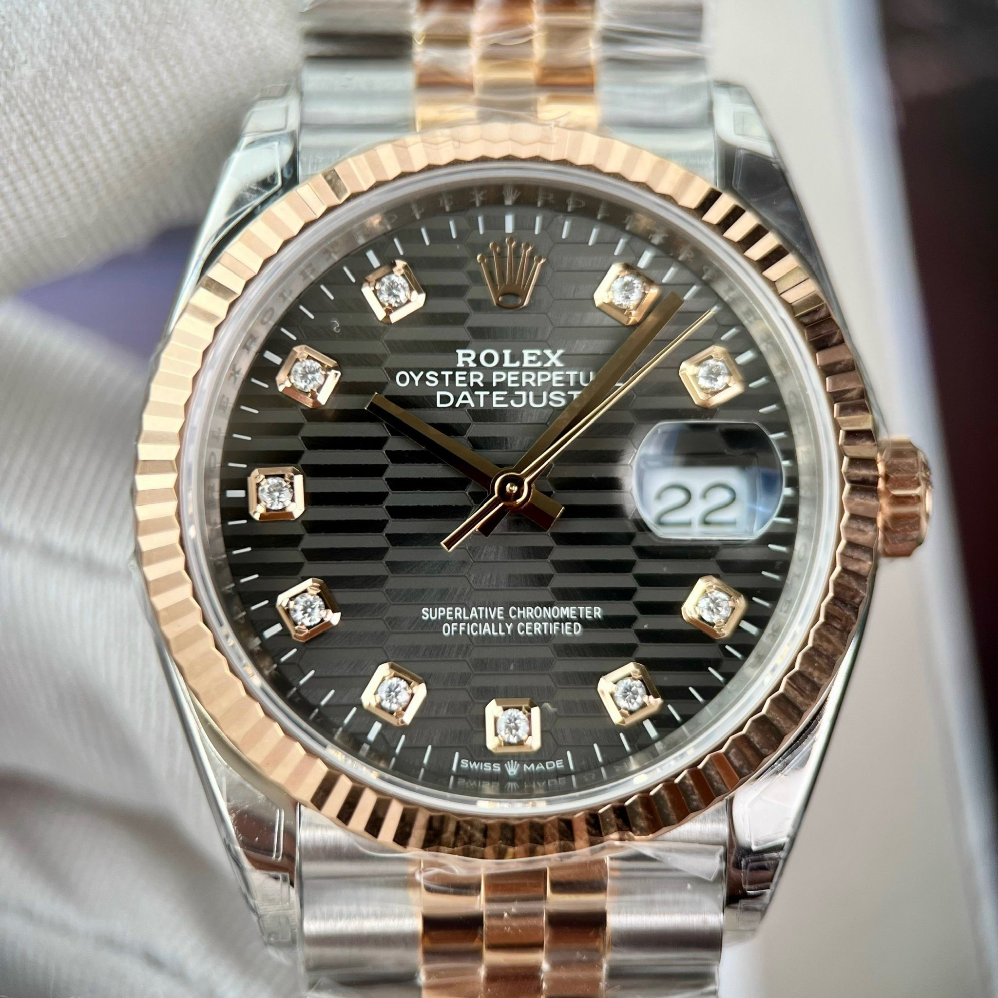 Rolex DateJust 126231 Fluted Dial 36mm