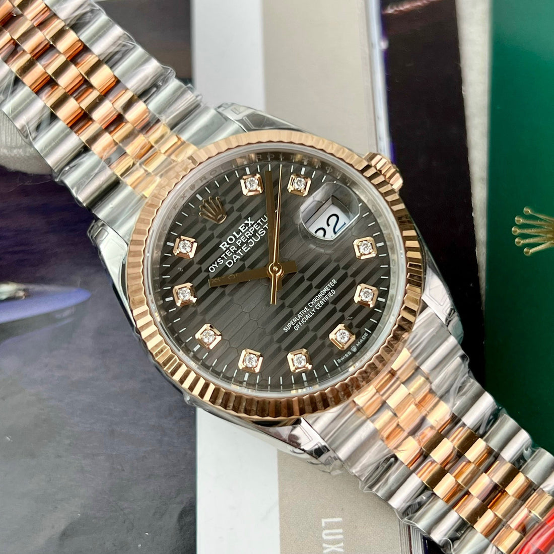 Rolex DateJust 126231 Fluted Dial 36mm