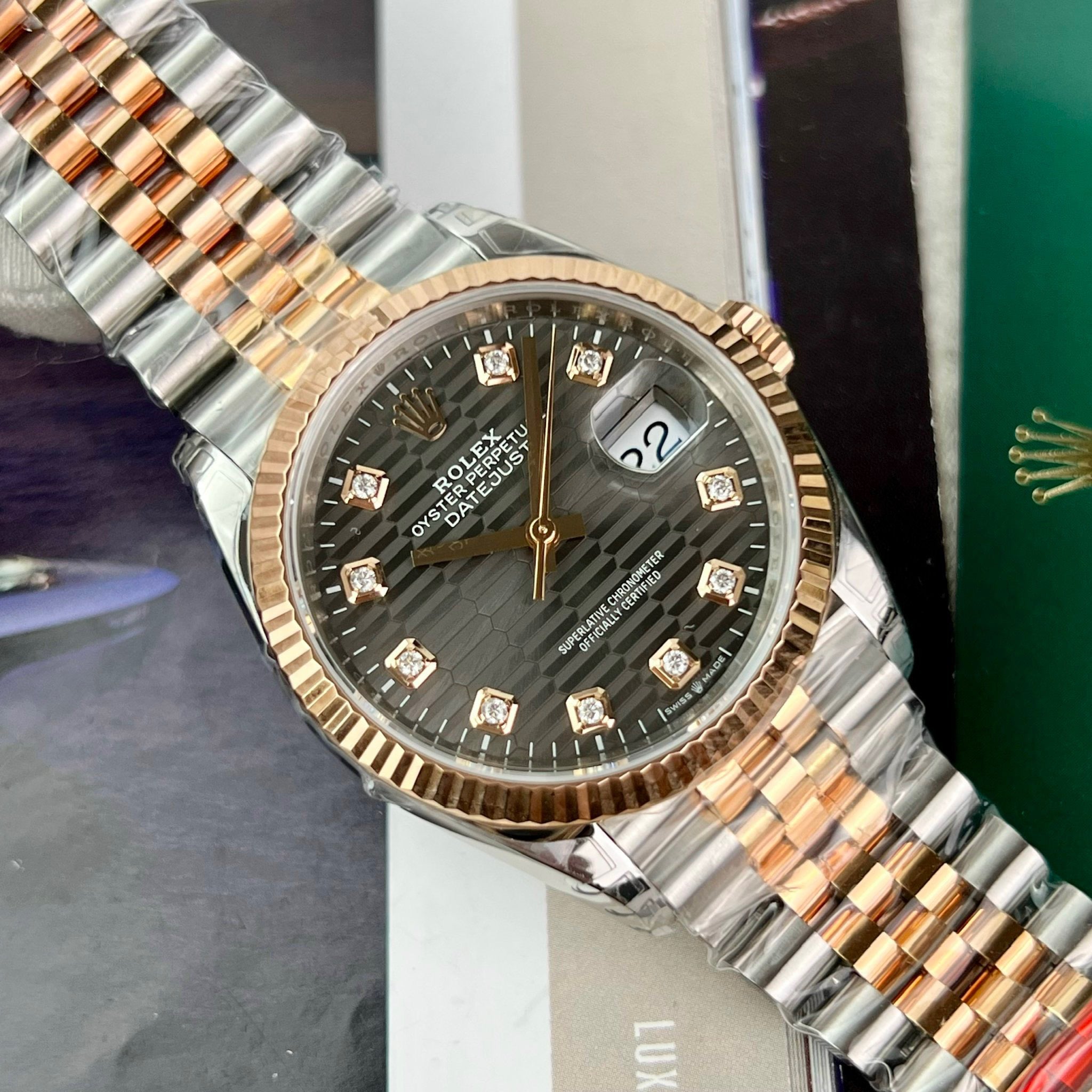 Rolex DateJust 126231 Fluted Dial 36mm