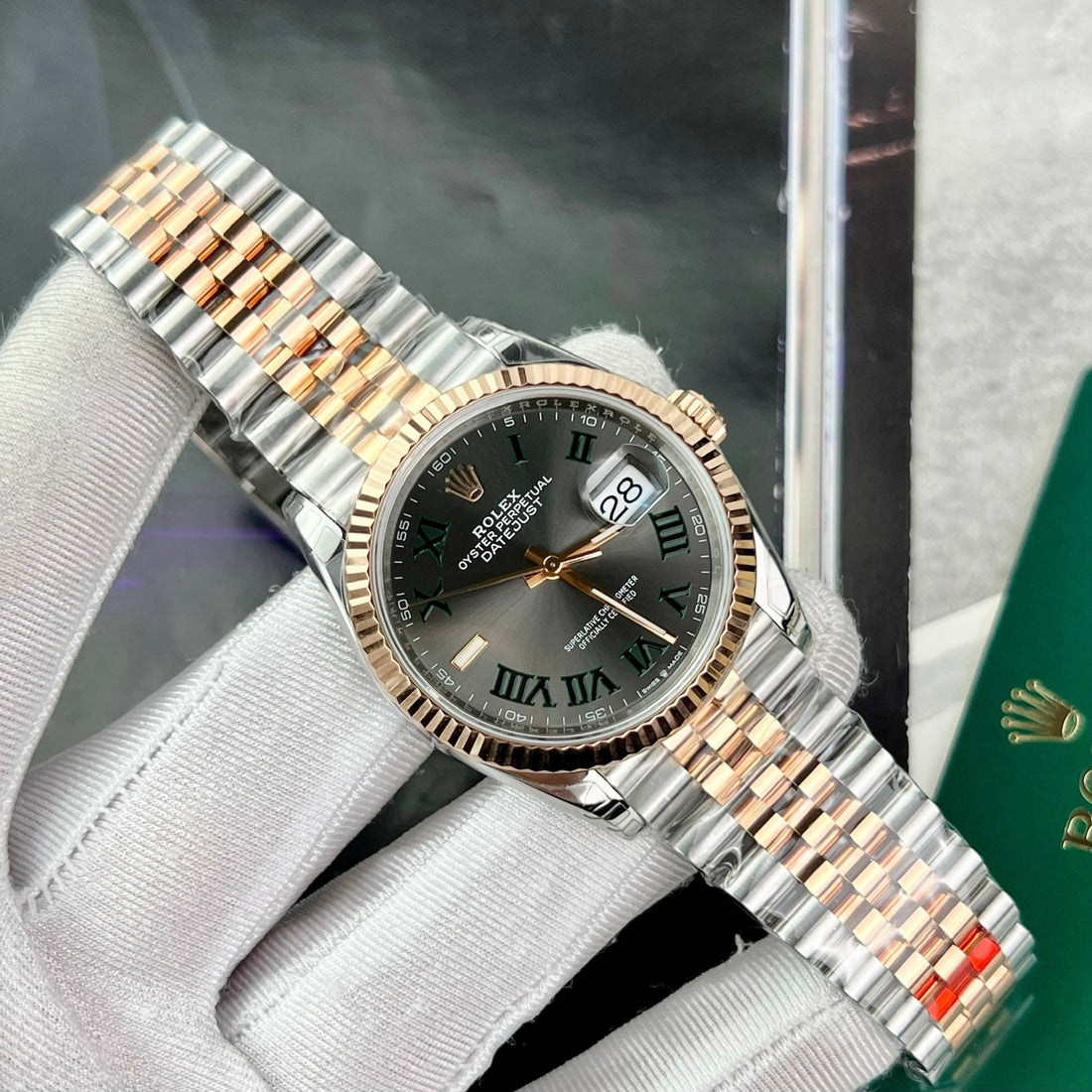 Rolex DateJust 126231 Wimbledon Cadran 36 mm