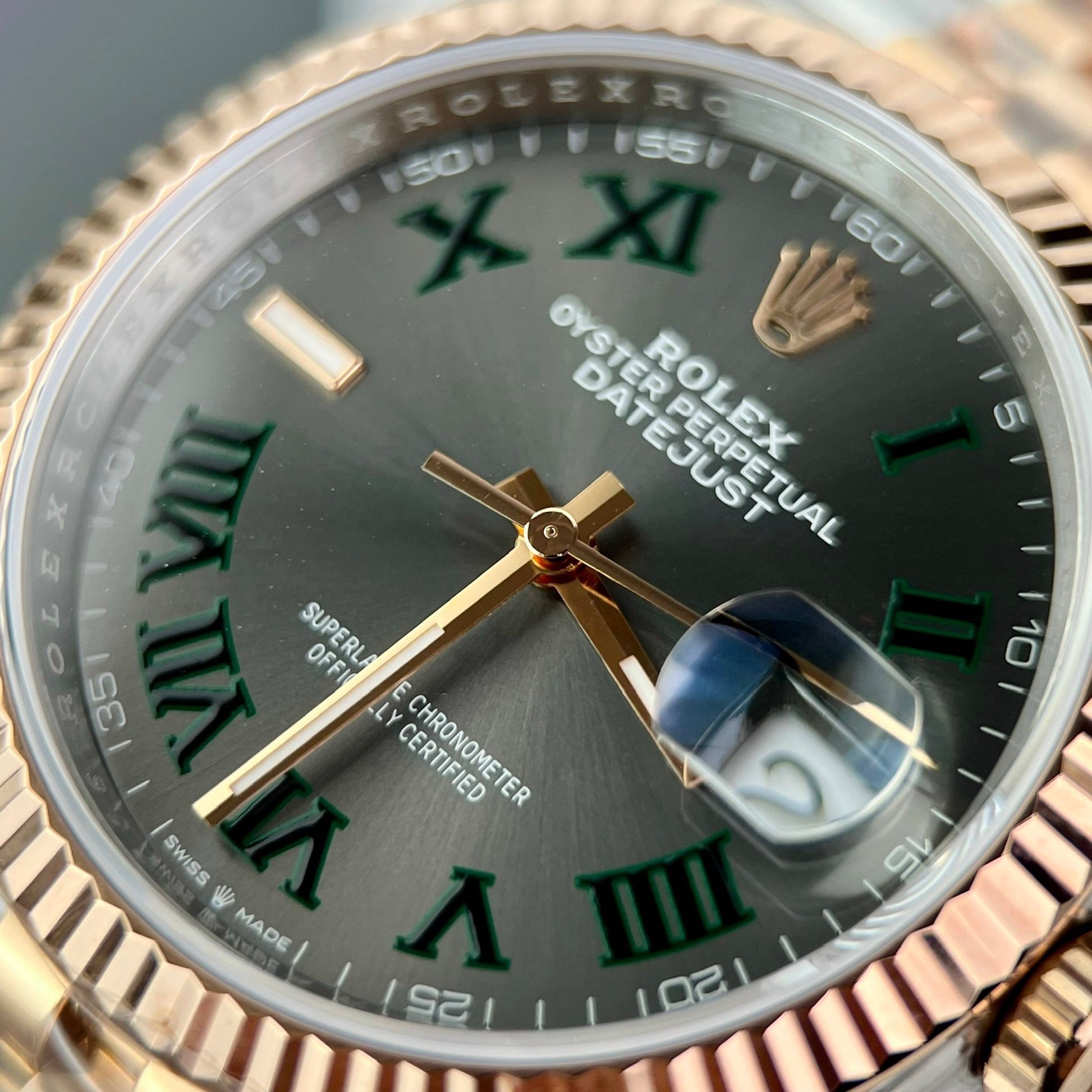 Rolex DateJust 126231 Wimbledon Cadran 36 mm