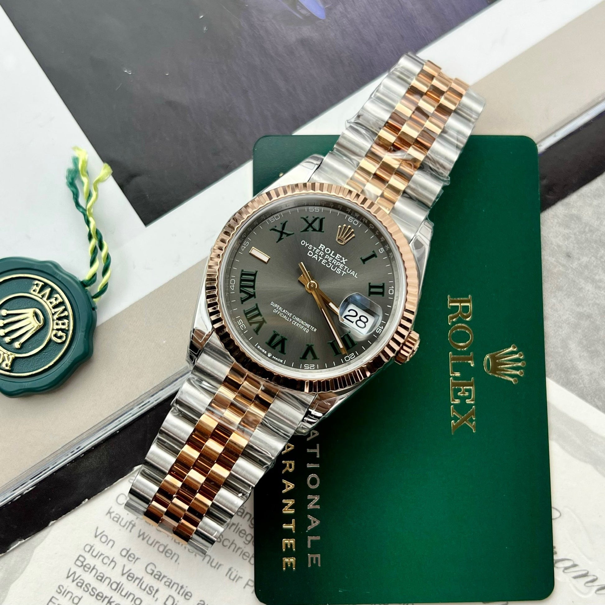 Rolex DateJust 126231 Wimbledon Cadran 36 mm