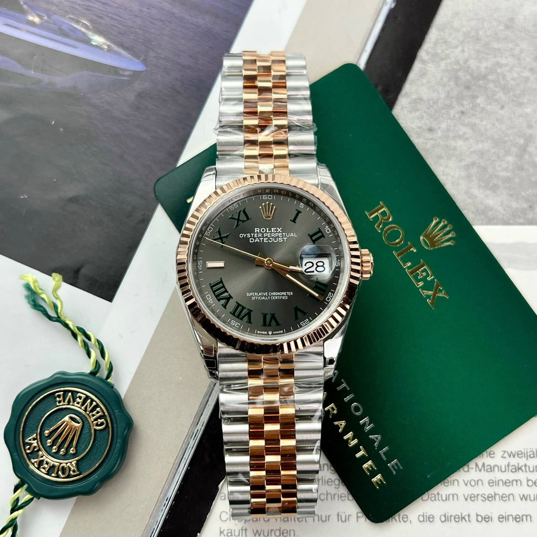 Rolex DateJust 126231 Wimbledon Cadran 36 mm