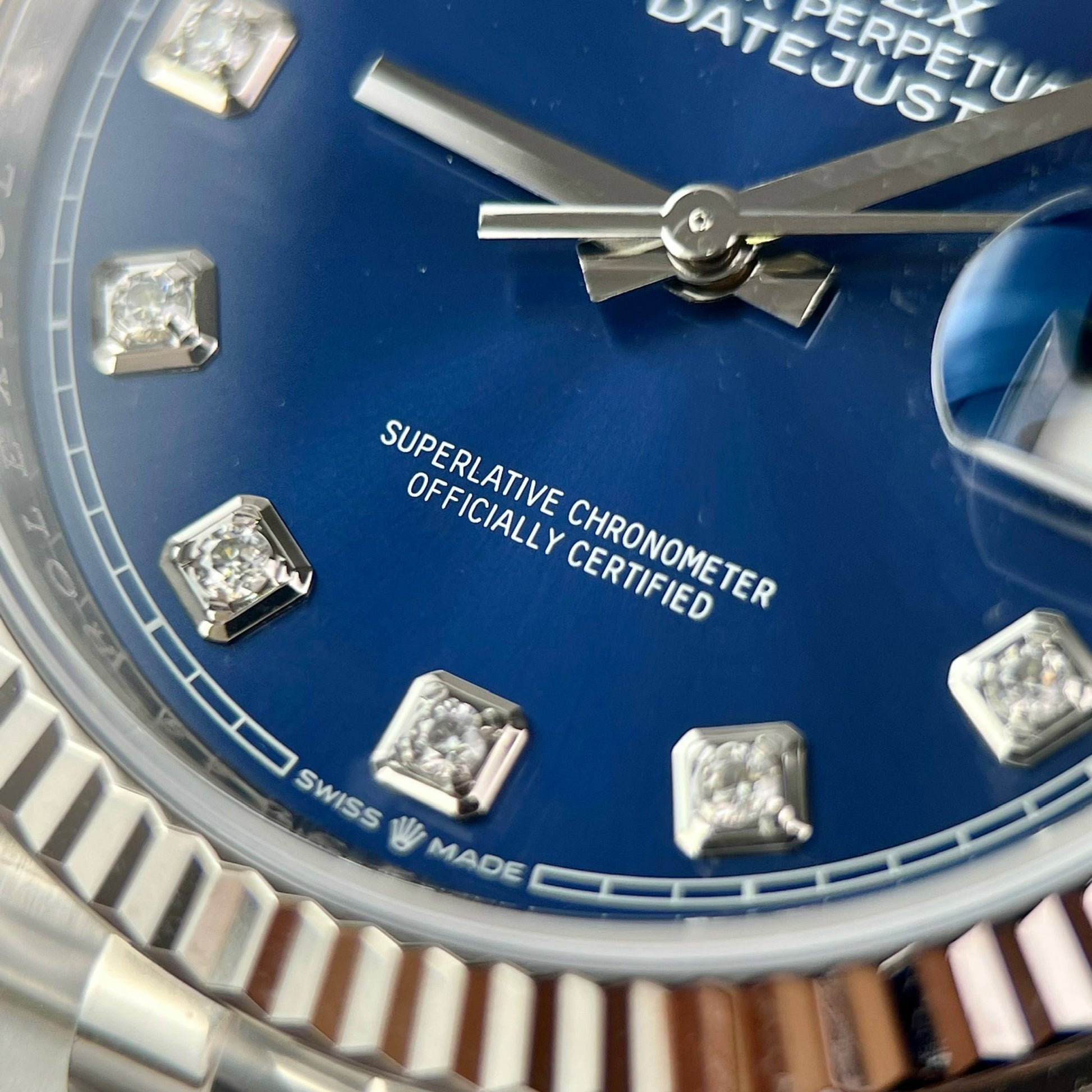 Rolex DateJust 126234 Cadran bleu 36 mm