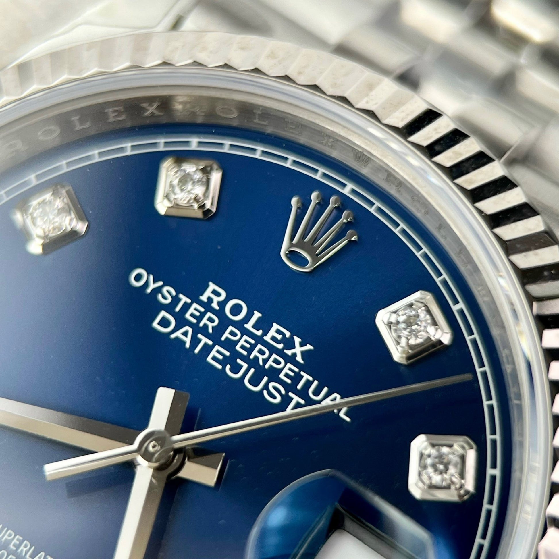 Rolex DateJust 126234 Cadran bleu 36 mm