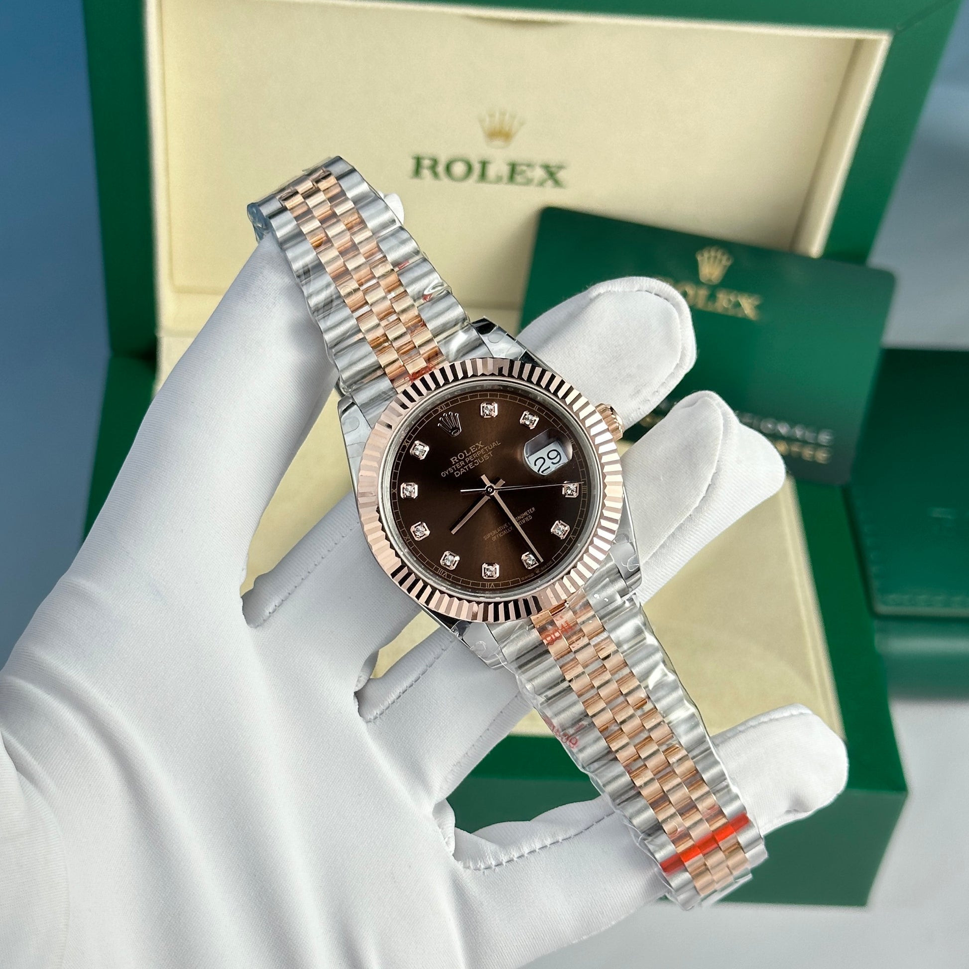 Rolex DateJust Cadran Chocolat V5 41 mm