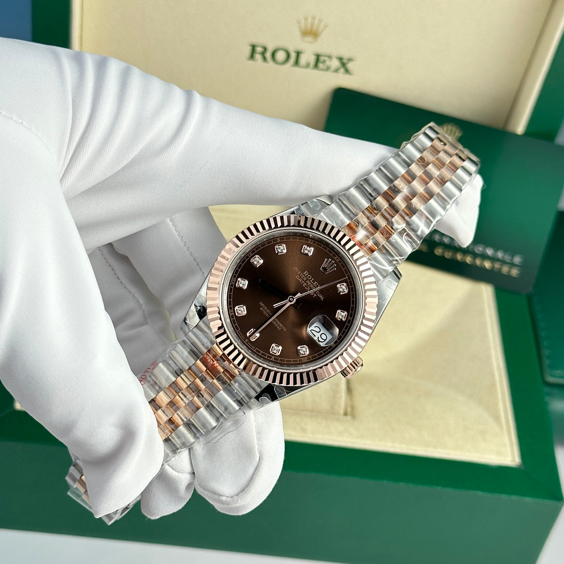 Rolex DateJust Cadran Chocolat V5 41 mm