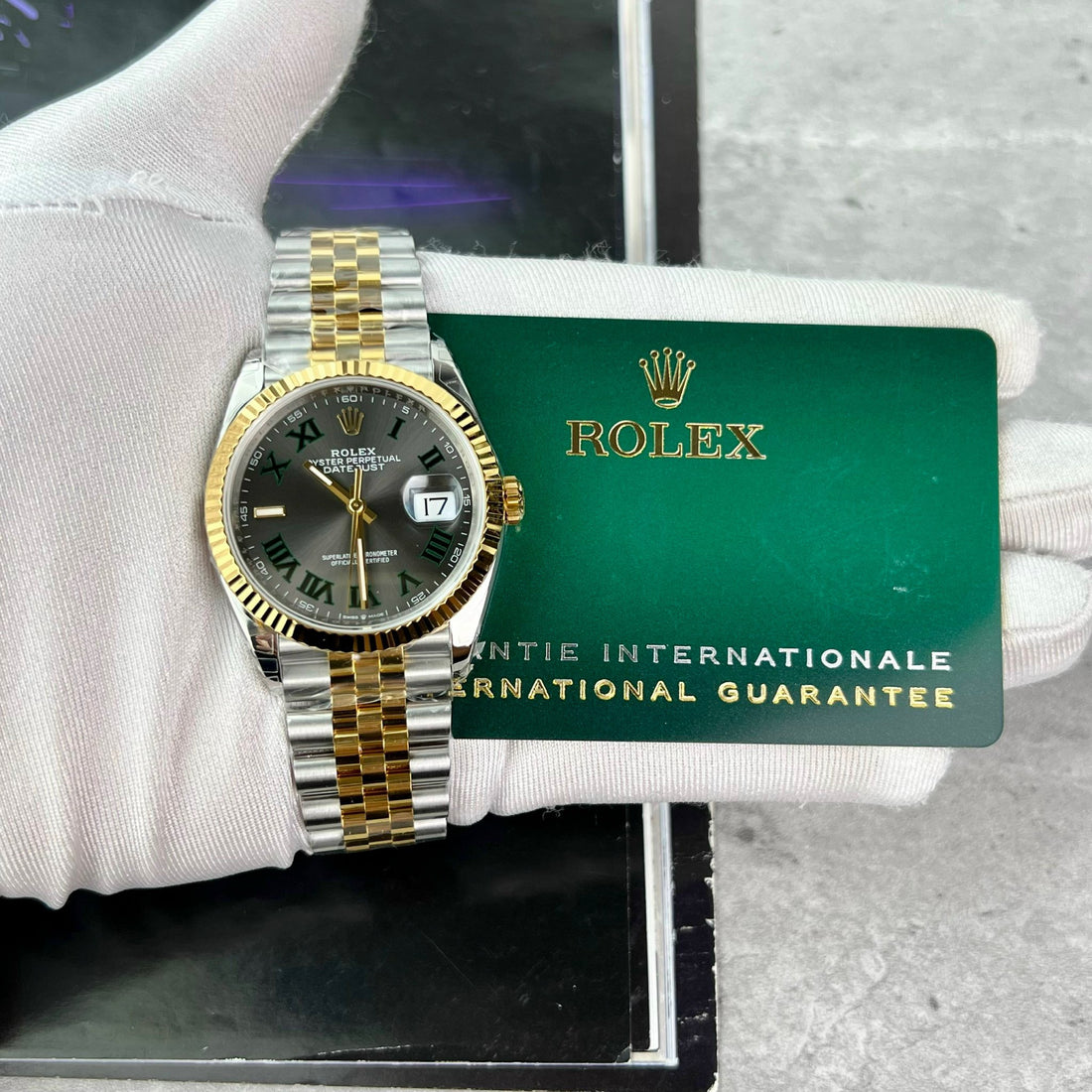 Rolex Datejust 126233 Wimbledon Cadran 36 mm