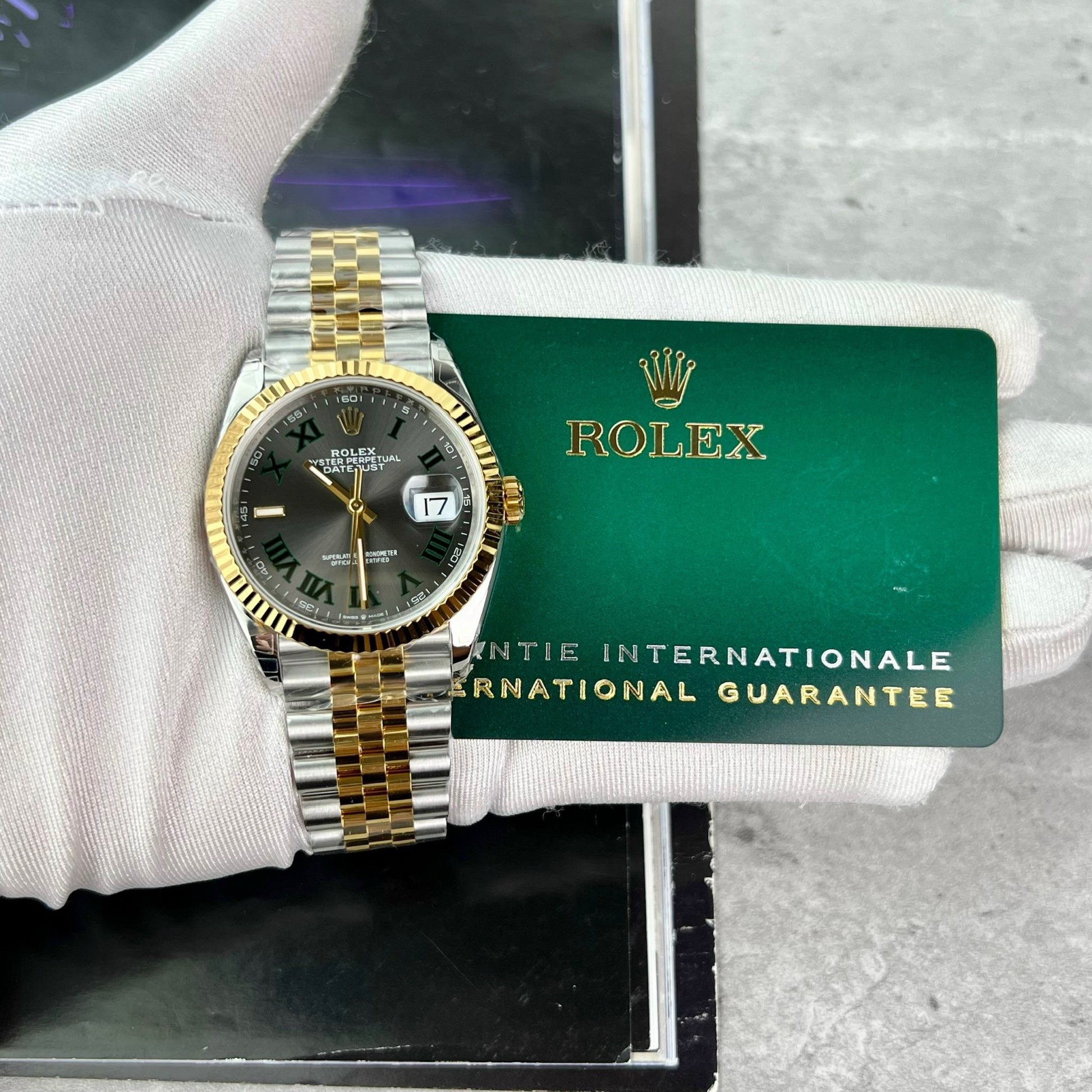 Rolex Datejust 126233 Wimbledon Cadran 36 mm