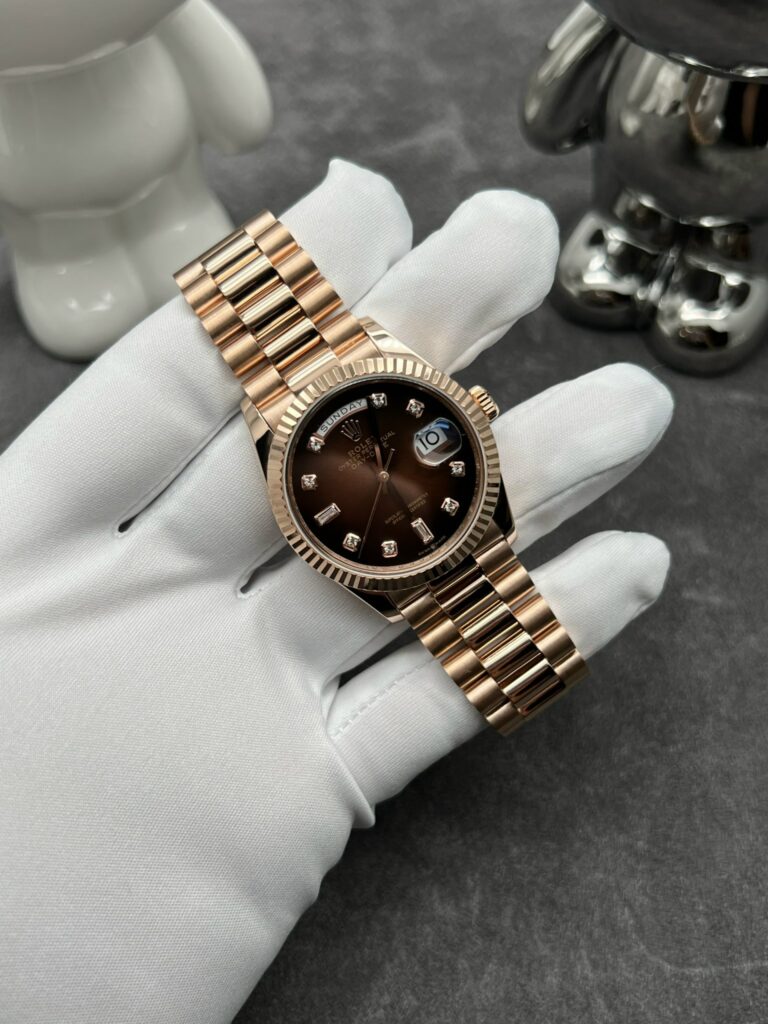 Rolex Day-Date 128235 Cadran Chocolat 36 mm