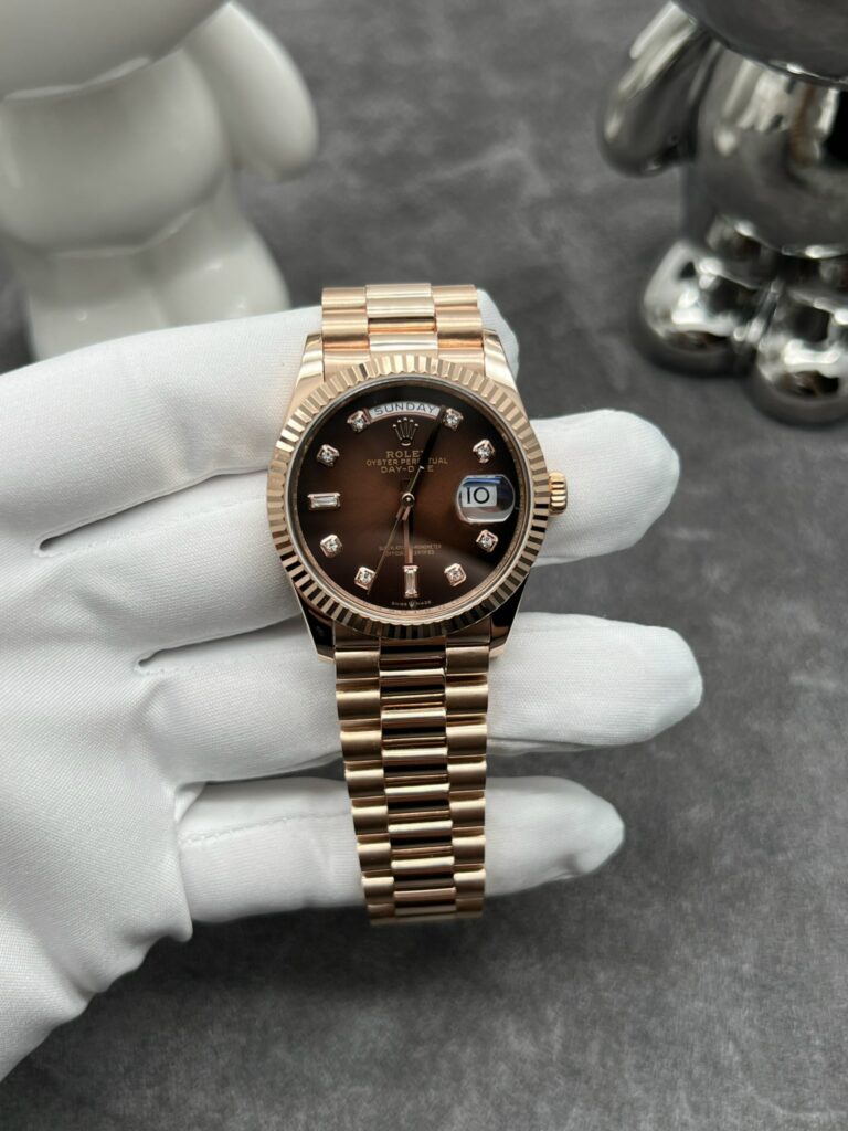 Rolex Day-Date 128235 Cadran Chocolat 36 mm