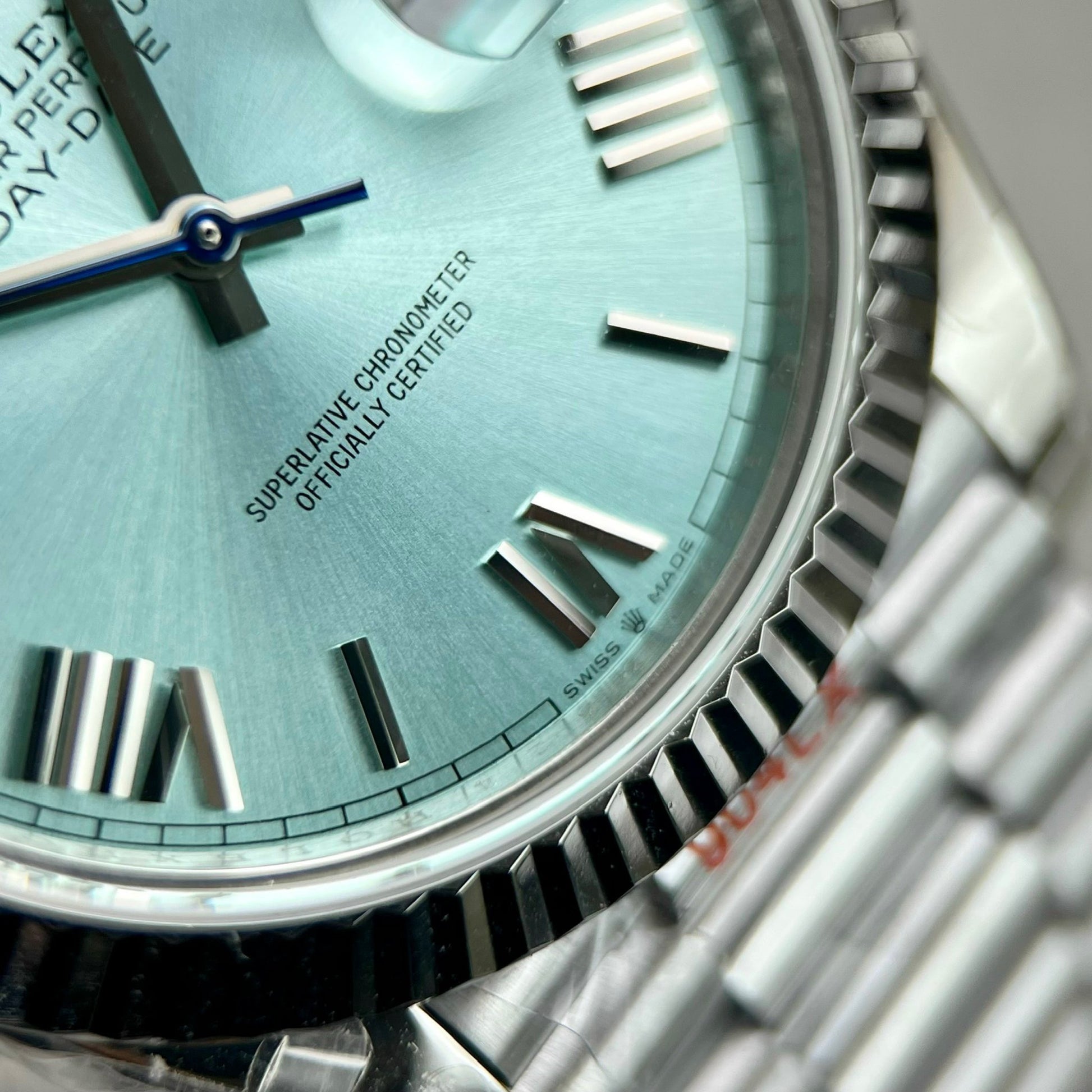Rolex Day-Date 228236 Cadran bleu glacier 40 mm