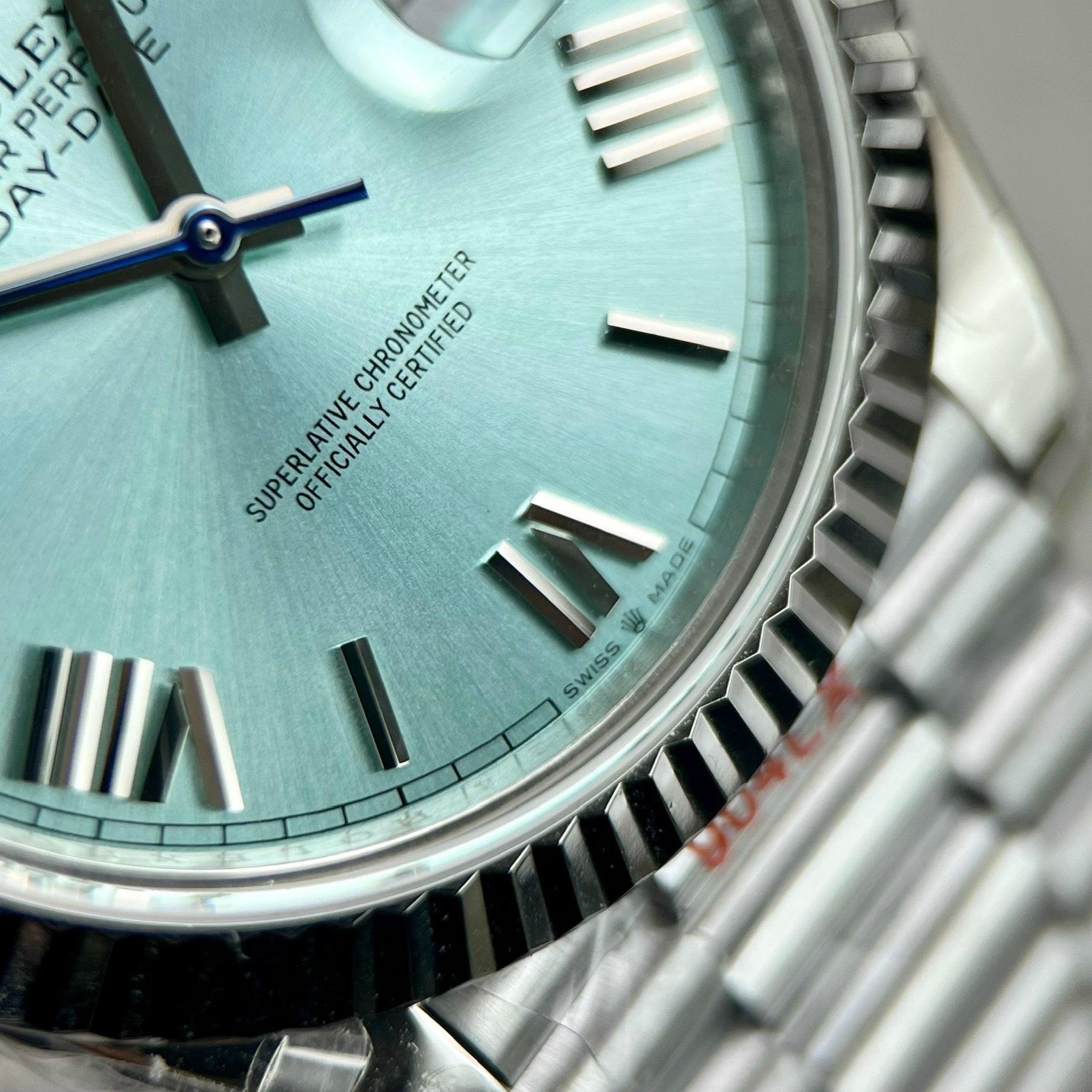 Rolex Day-Date 228236 Cadran bleu glacier 40 mm