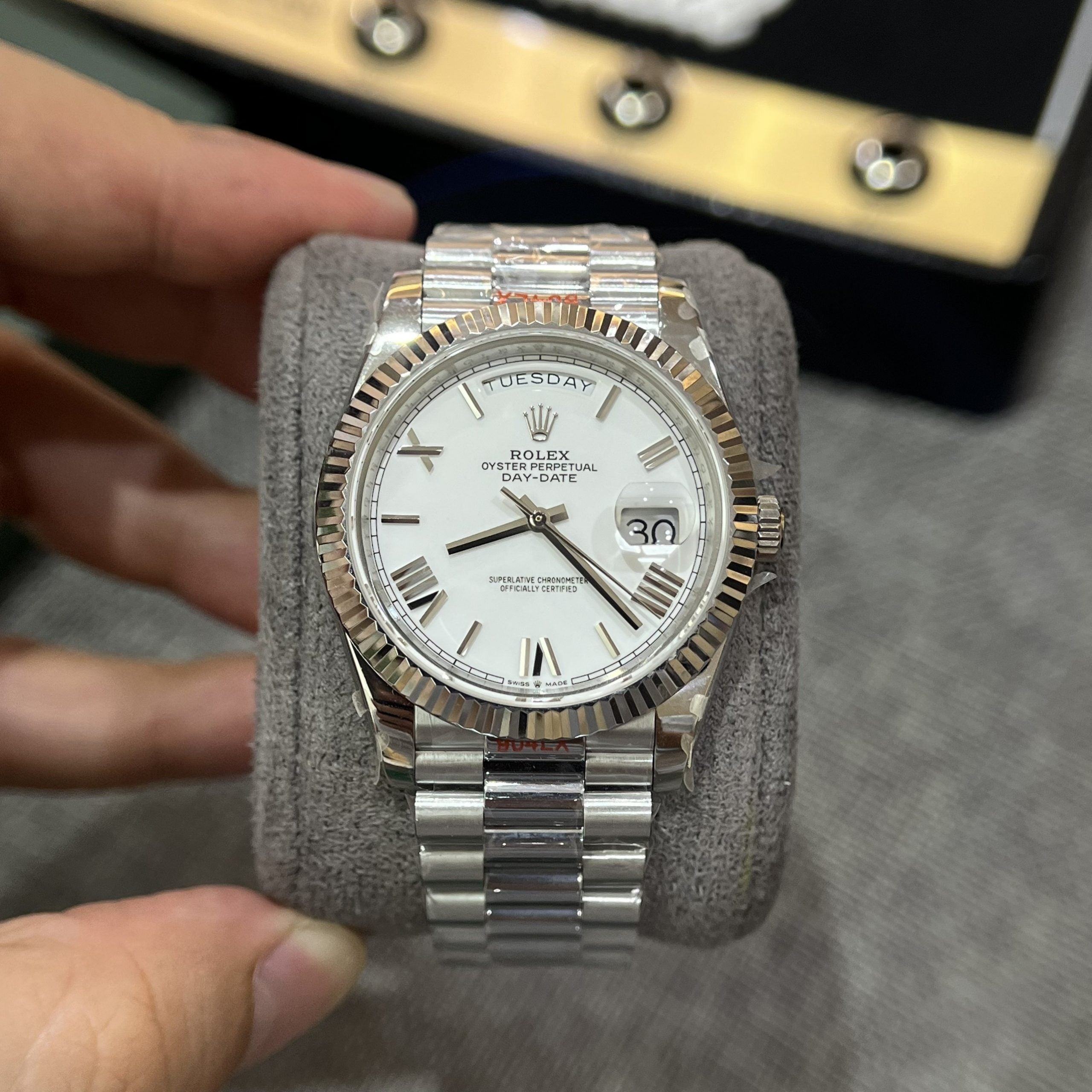 Rolex Day-Date 228236 Cadran Blanc 40 mm