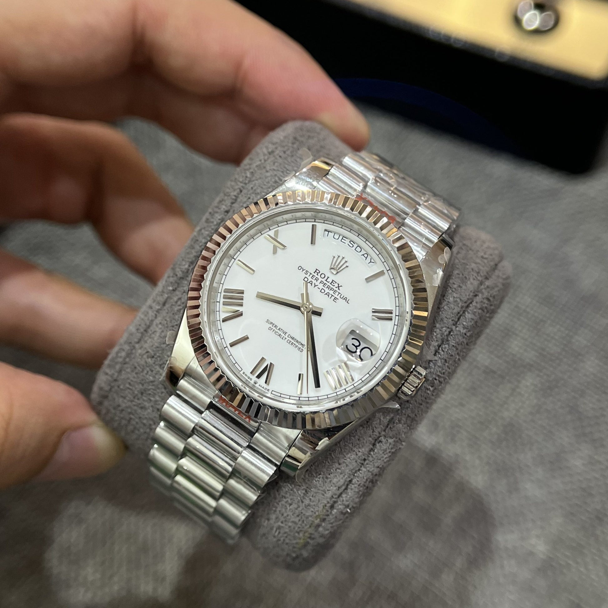 Rolex Day-Date 228236 Cadran Blanc 40 mm
