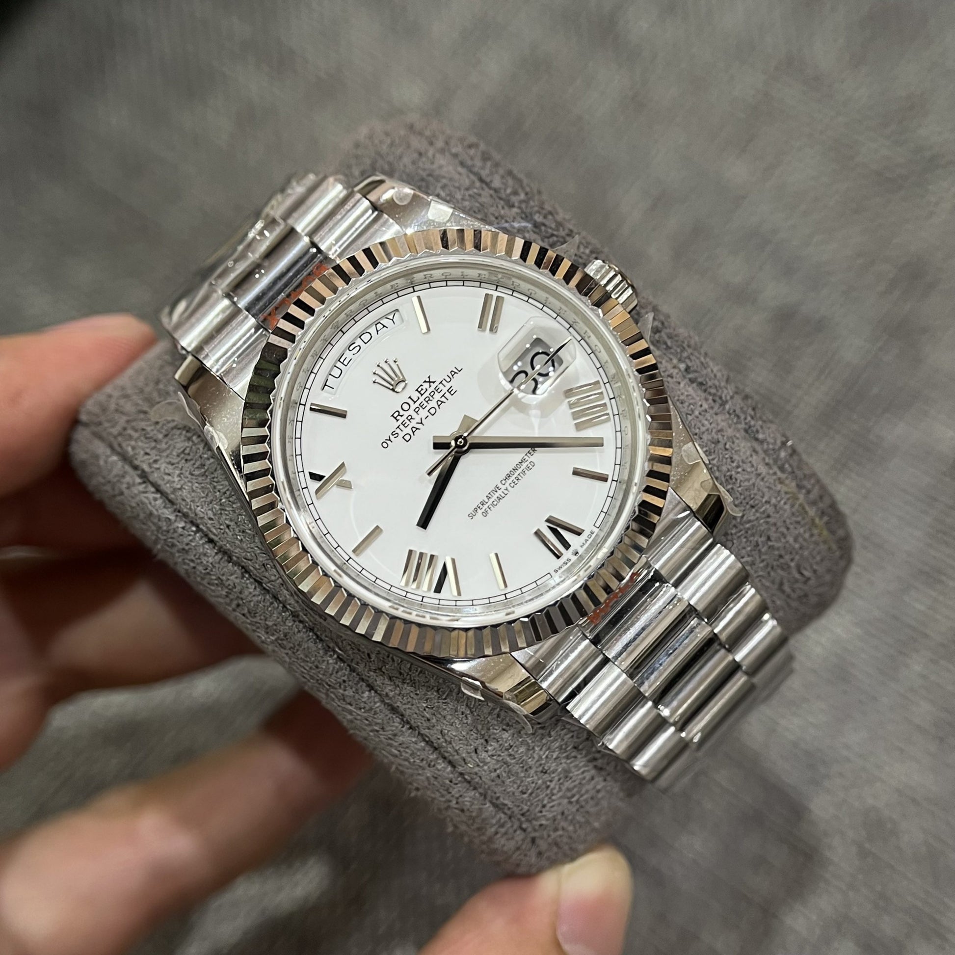 Rolex Day-Date 228236 Cadran Blanc 40 mm