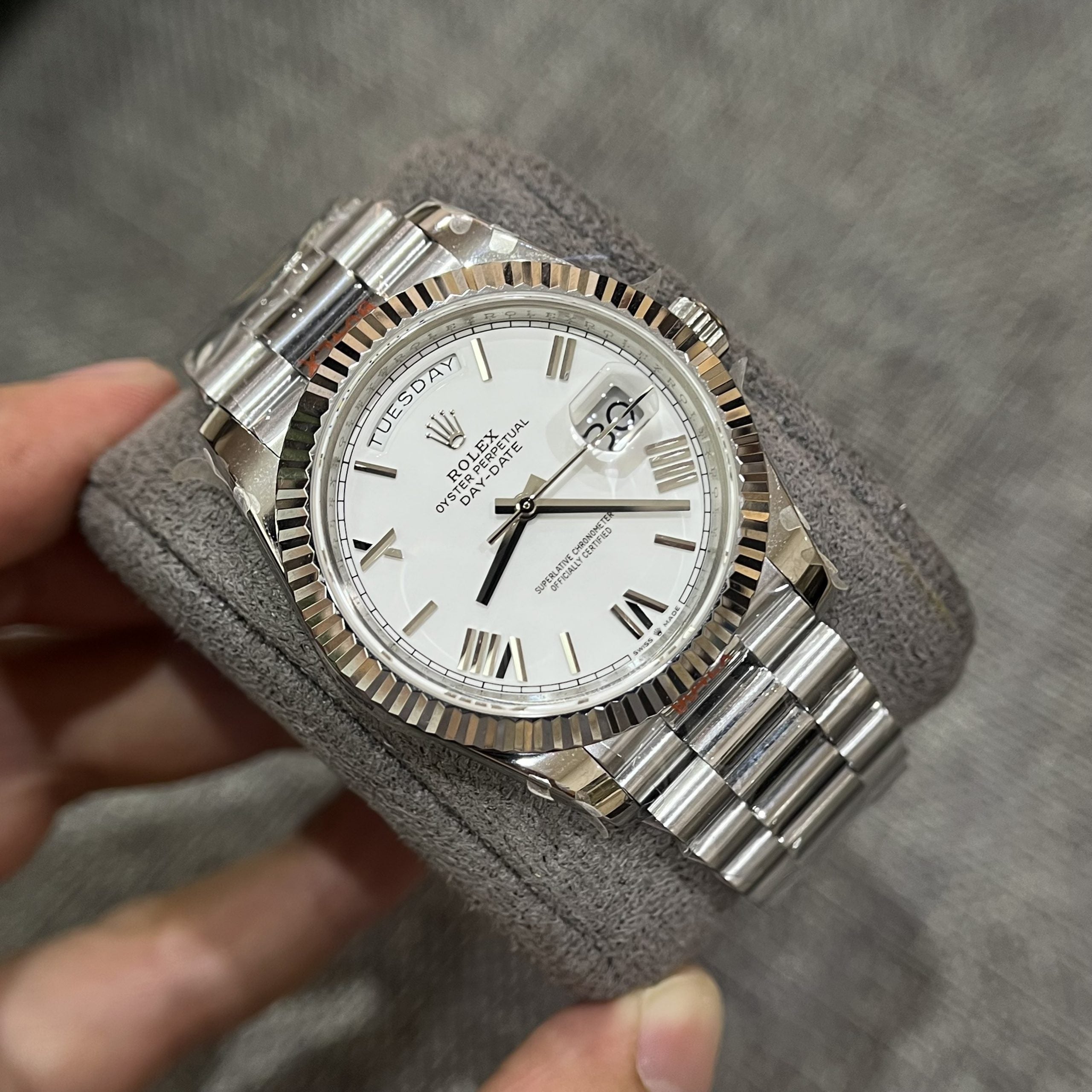Rolex Day-Date 228236 Cadran Blanc 40 mm