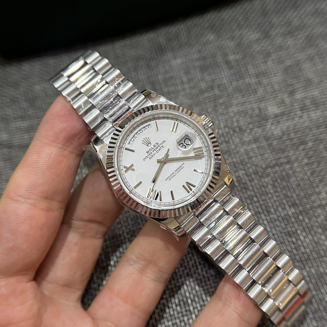 Rolex Day-Date 228236 Cadran Blanc 40 mm
